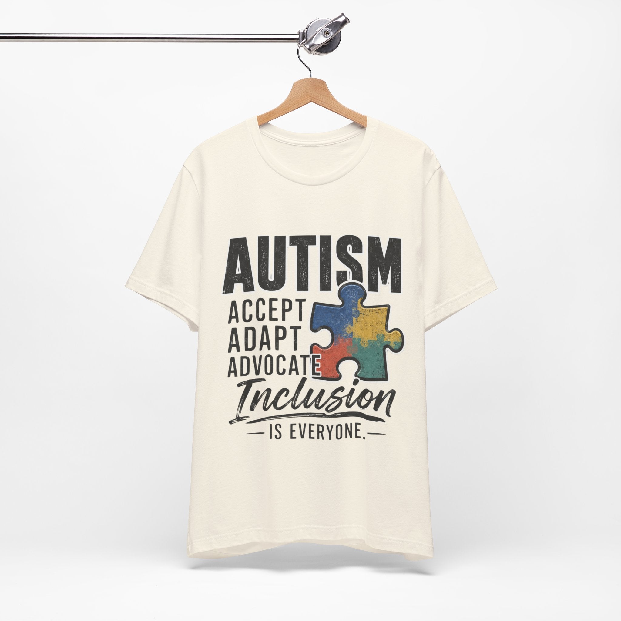Autism Acceptance Shirt Inclusion Advocate T Shirt Puzzle Piece Tee Neurodiversity Awareness Special Needs Support Unisex Gift