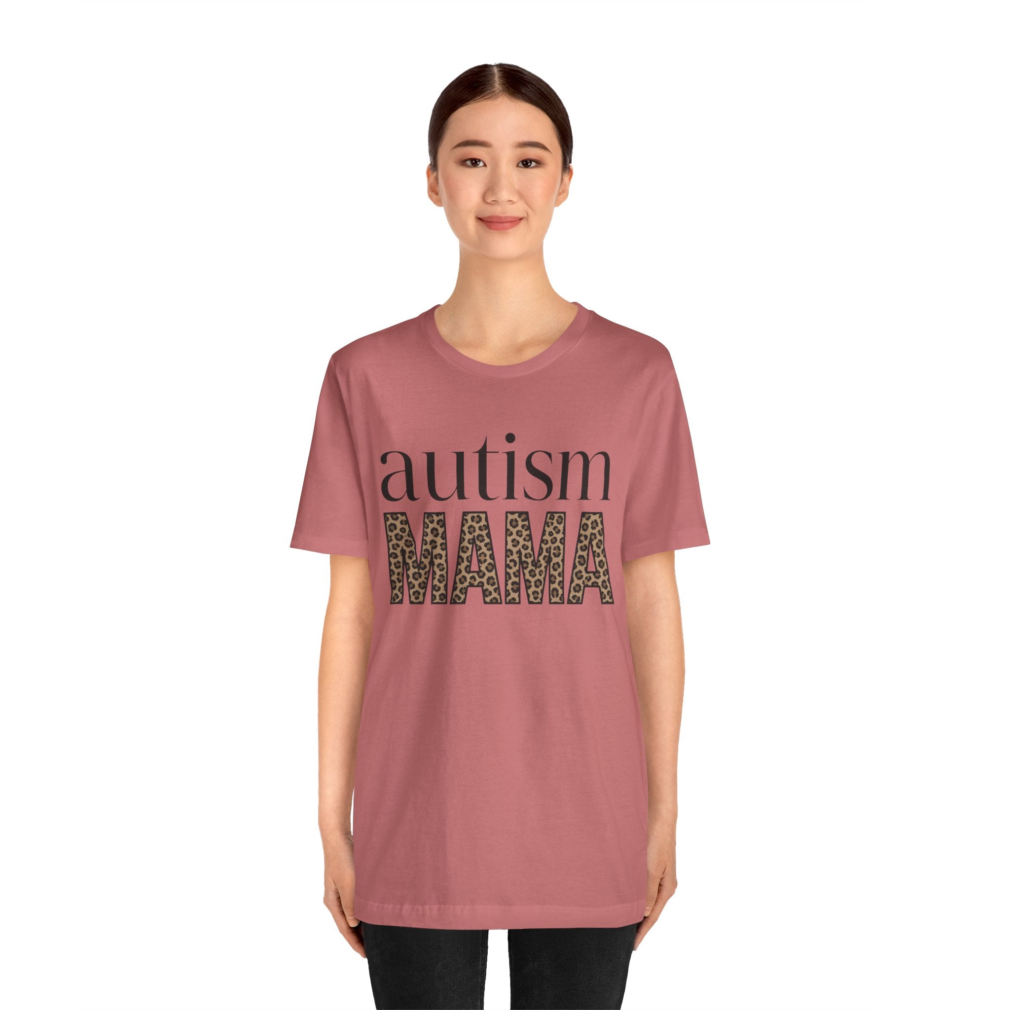 Autism MAMA Leopard Print Tee | Autism Awareness Shirt