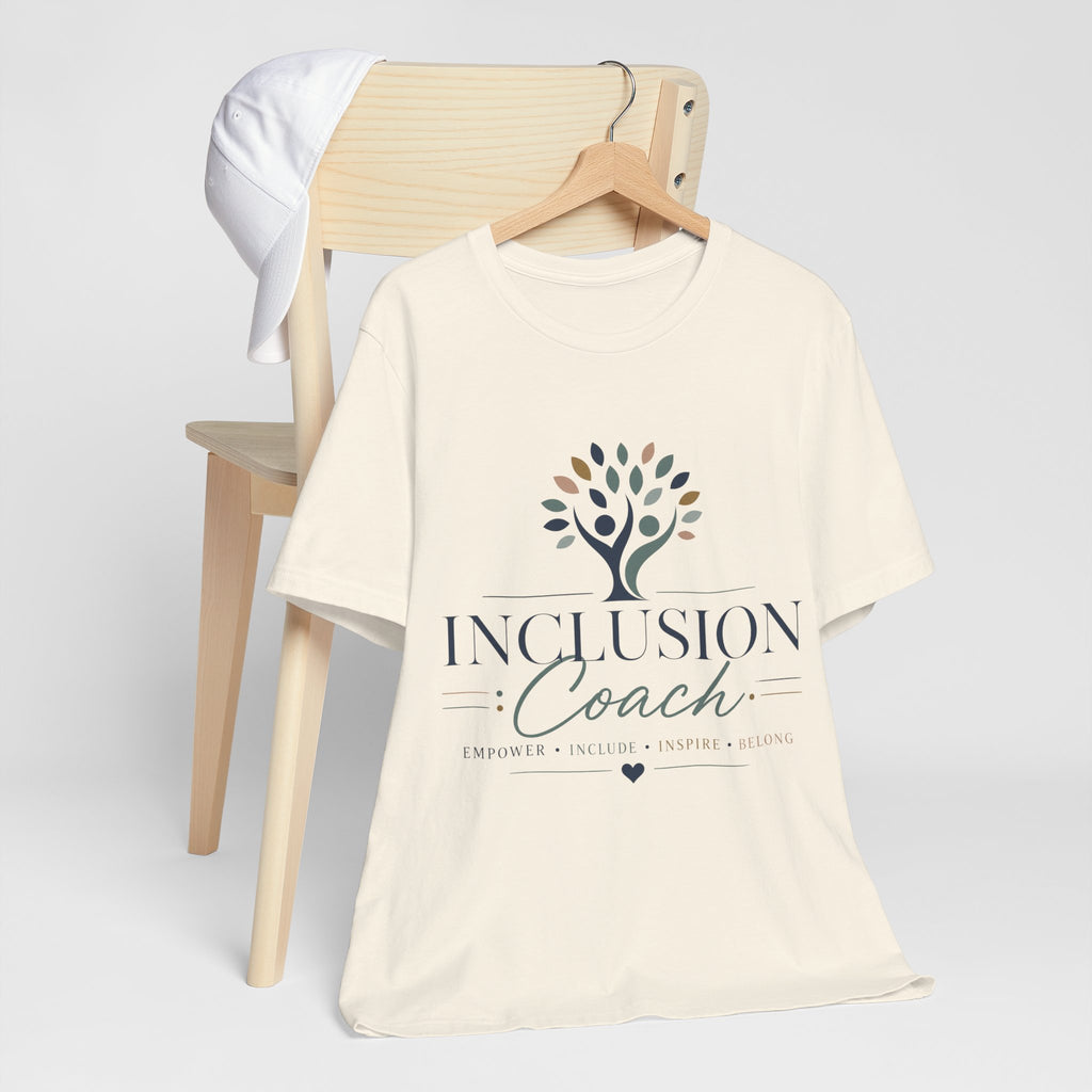 Inclusion Coach T-Shirt | Tree Logo, Empower Inclusivity, Diversity