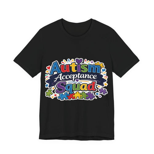 Autism Acceptance Squad Shirt, Autism T-Shirt, Inclusion Tee, Infinity Symbol Shirt, Neurodiversity Gift, Autism Family Apparel