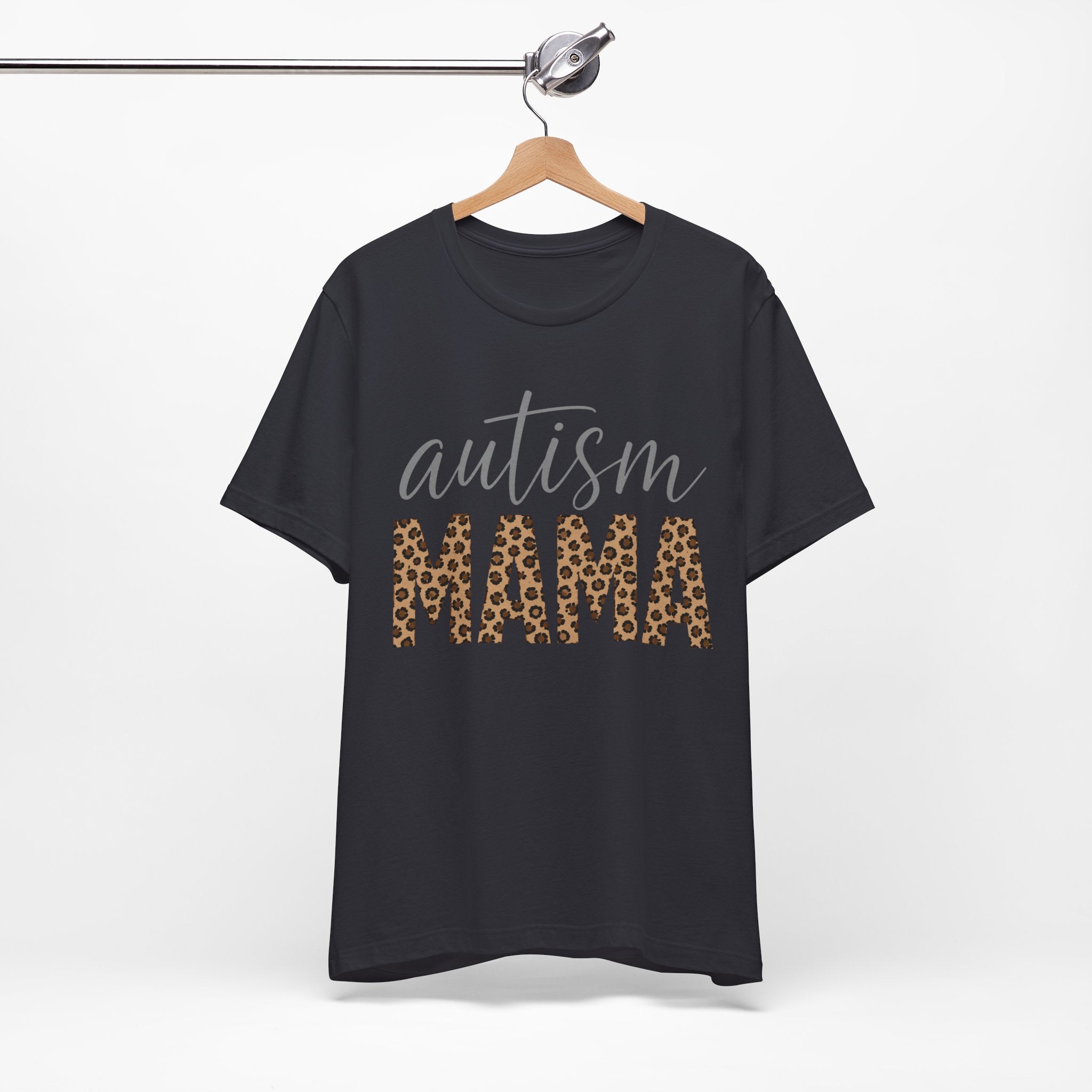 Autism Mama Leopard Print T-Shirt