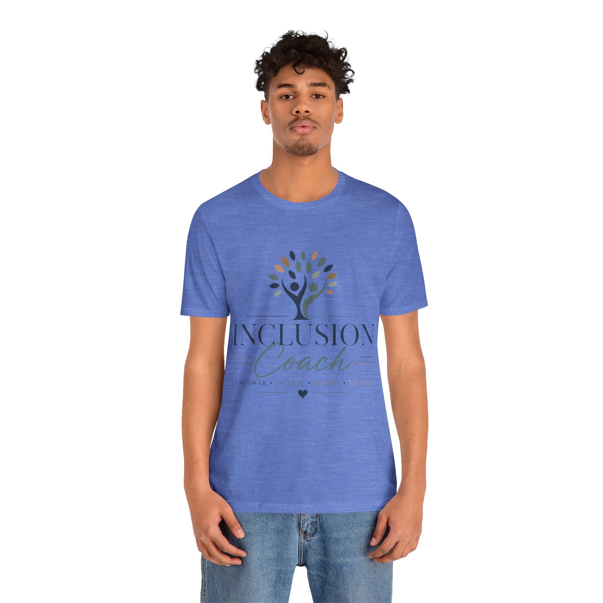 Inclusion Coach T-Shirt | Tree Logo, Empower Inclusivity, Diversity