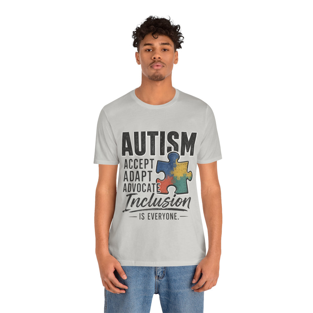 Autism Acceptance Shirt Inclusion Advocate T Shirt Puzzle Piece Tee Neurodiversity Awareness Special Needs Support Unisex Gift