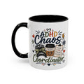 ADHD Chaos Coordinator Mug | Funny ADHD Coffee Mug | Mental Health Awareness Cup | Ceramic Coffee Mug for Moms, Teachers & ADHD Lovers