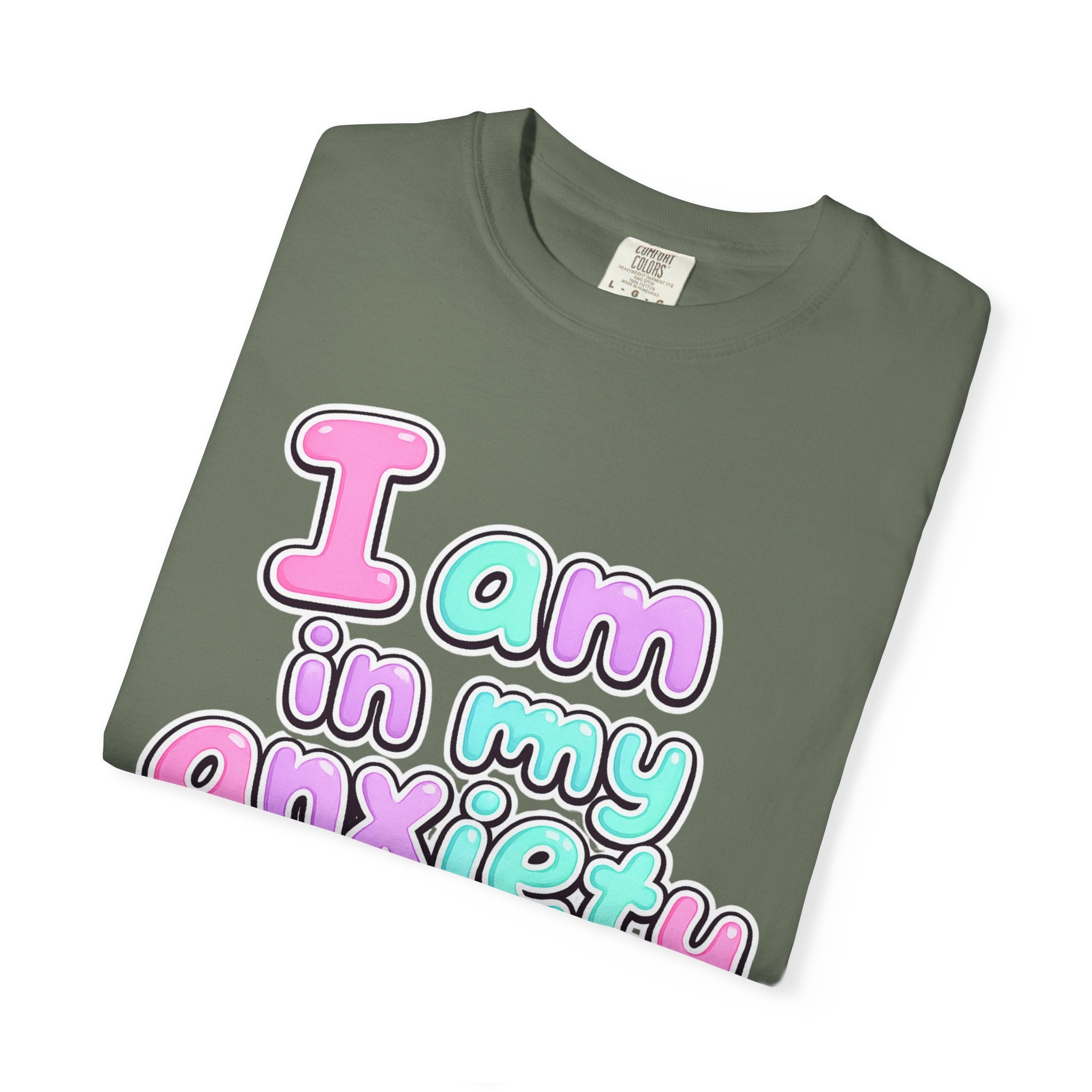 I Am In My Anxiety Era Shirt Anxiety Awareness T Shirt Mental Health Tee Cute Pastel Graphic Shirt Self Care Gift Unisex Apparel