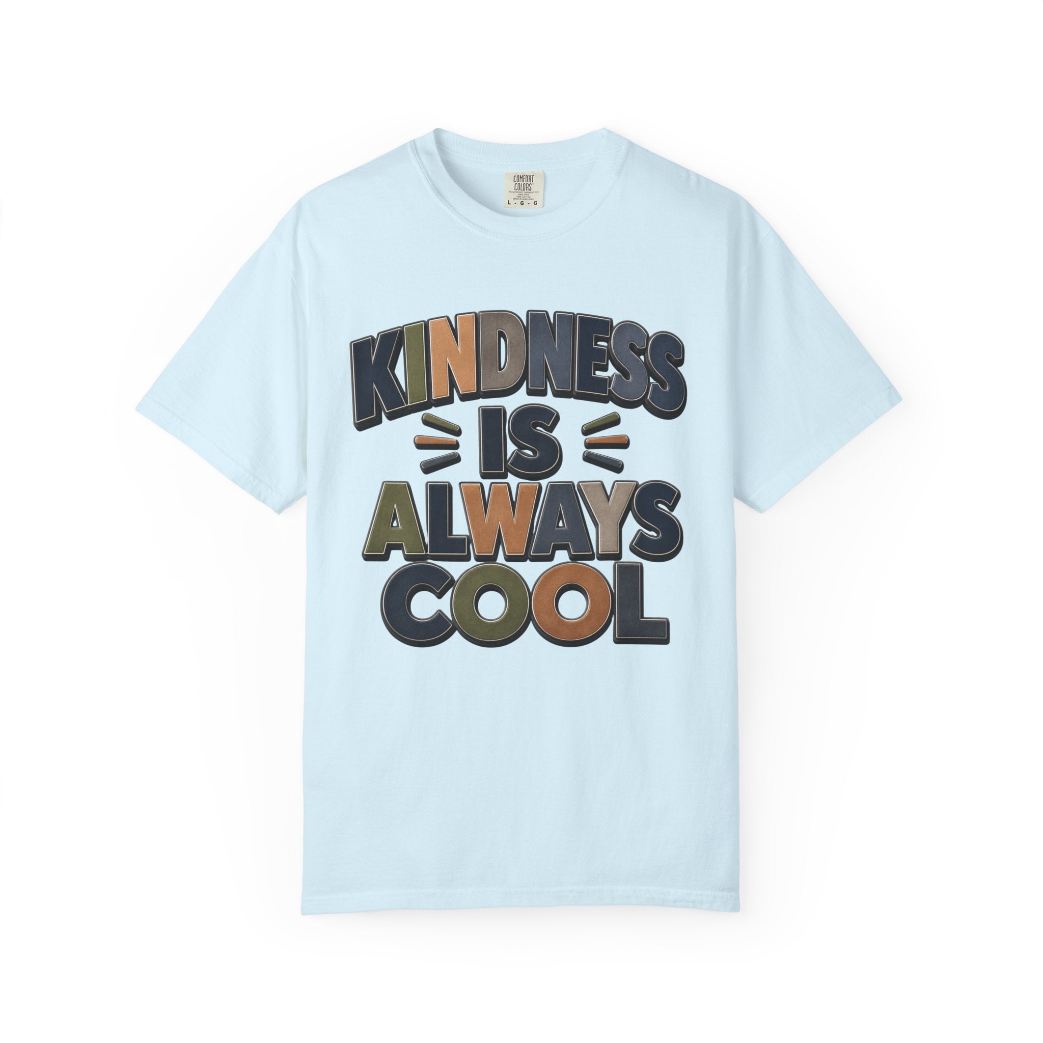 Kindness Is Always Cool T-Shirt | Retro Bold Lettering, Positive Message