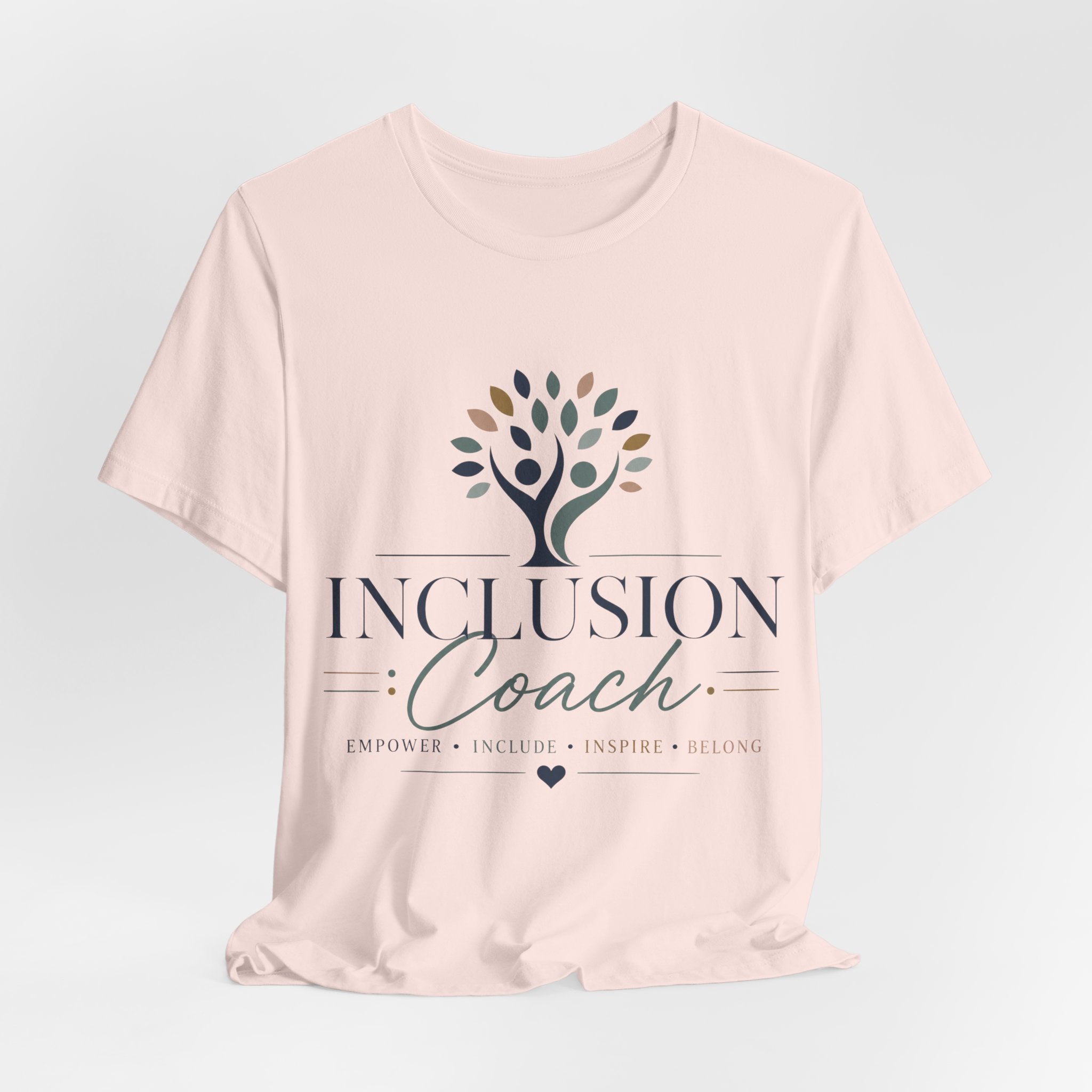 Inclusion Coach T-Shirt | Tree Logo, Empower Inclusivity, Diversity