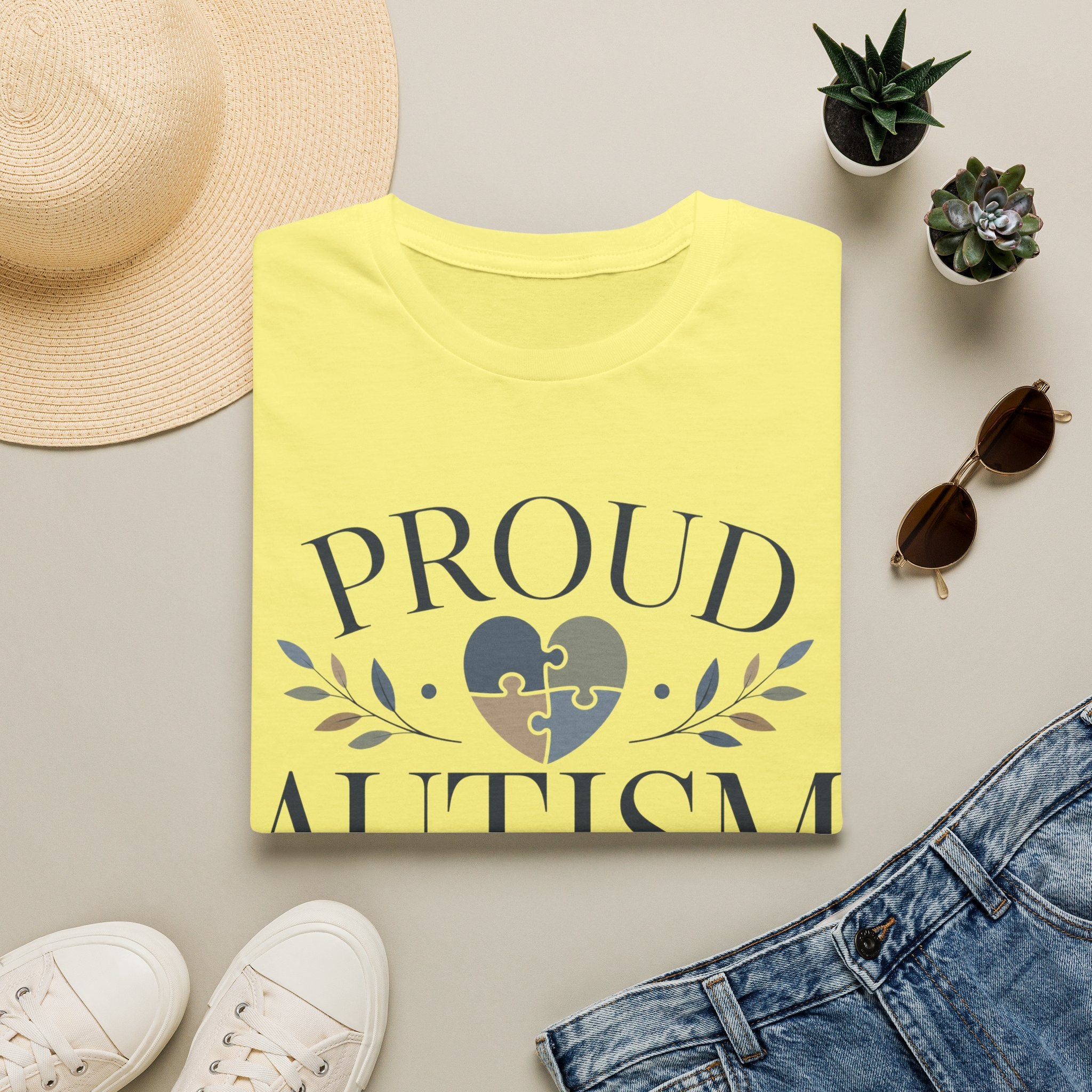 Proud Autism Mama T-Shirt | Puzzle Heart Awareness Tee | Special Needs