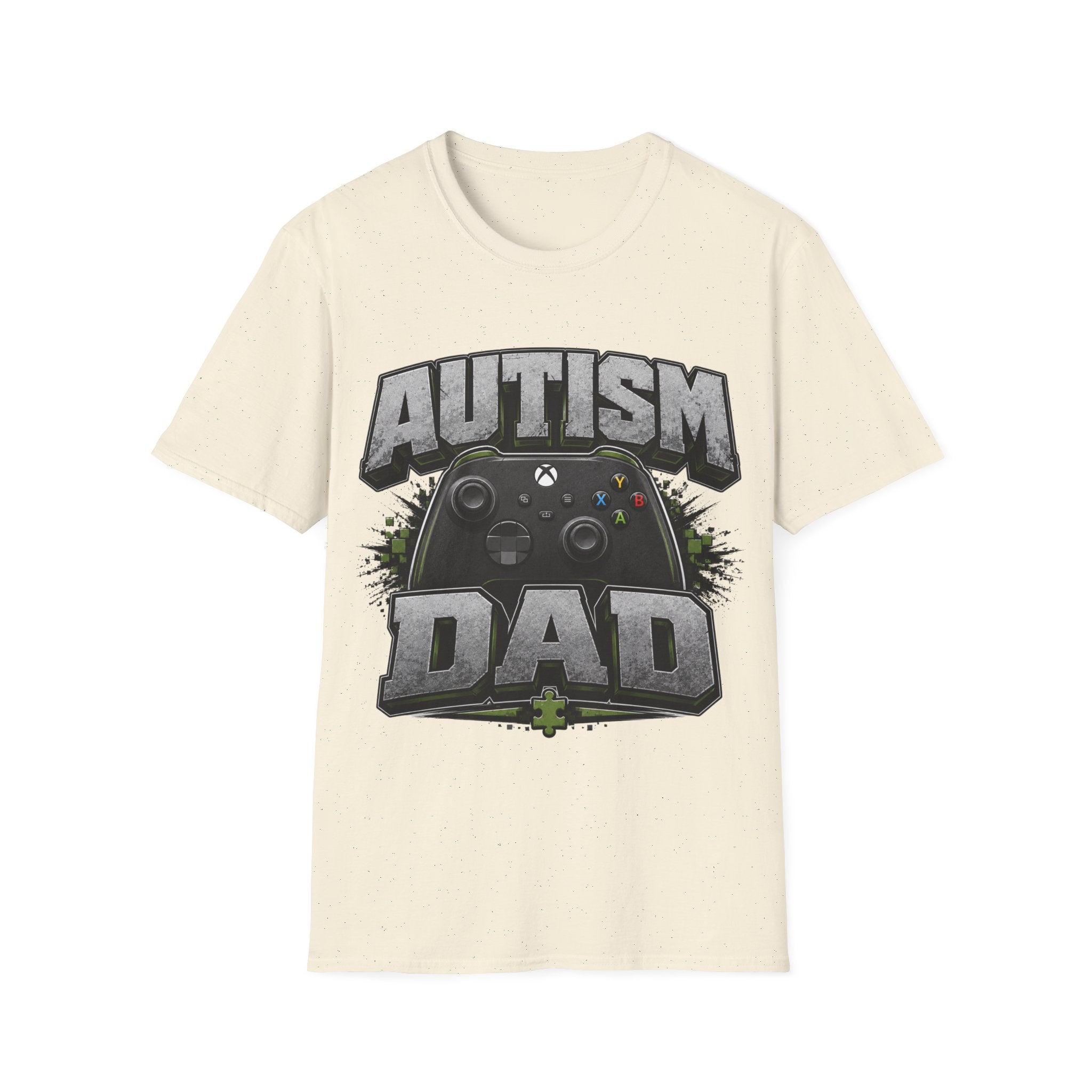 Autism Dad T-Shirt | Video Game Controller Awareness Tee