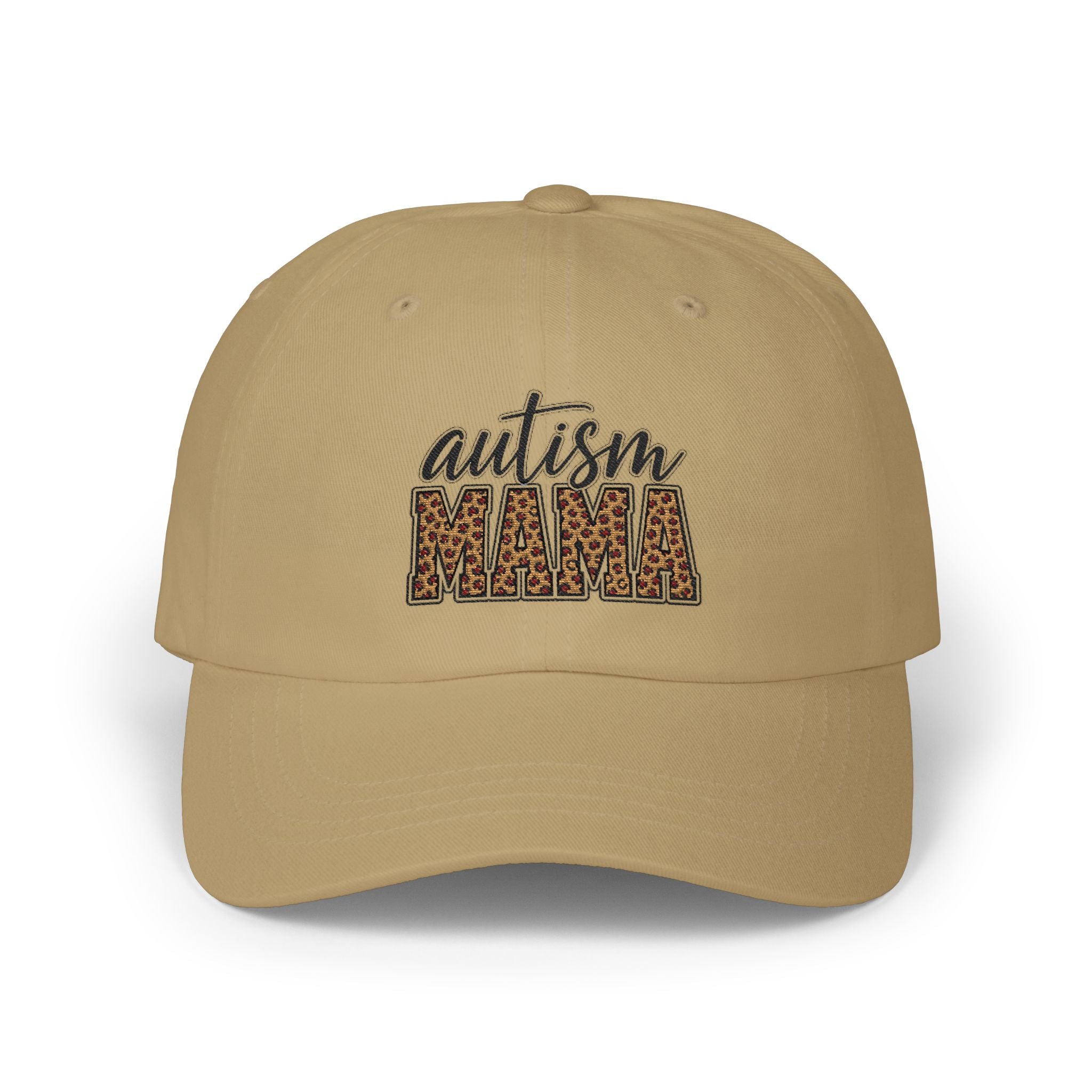 Autism Mama leopard print embroidery Dad Cap | Autism Awareness hat