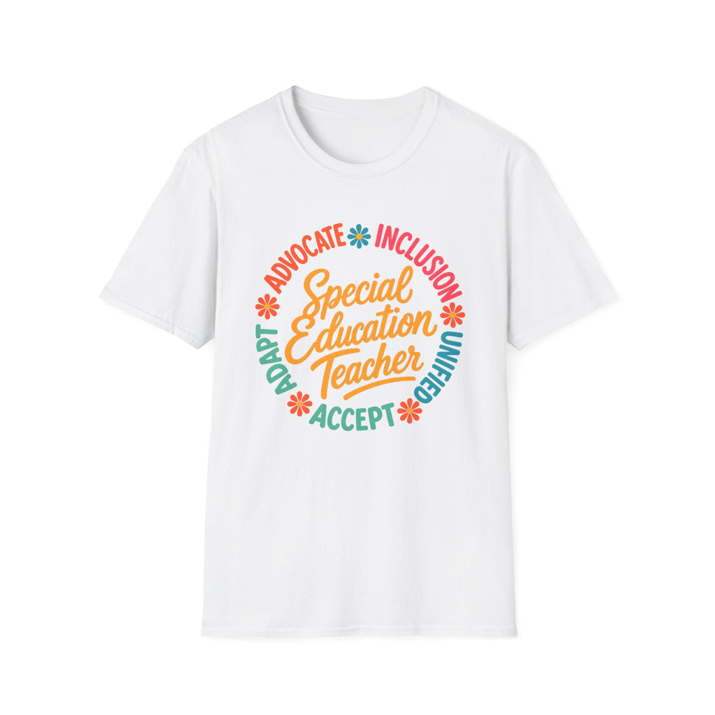 Special Education Teacher Shirt Advocate Inclusion Acceptance T Shirt  Teacher Gift Autism Awareness Inclusive Classroom Tee