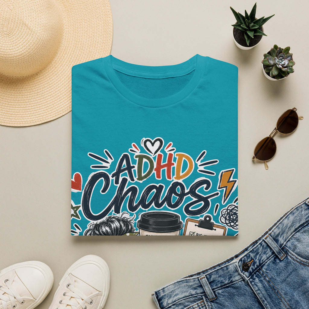 ADHD Chaos Coordinator Shirt | Funny ADHD T-Shirt | ADHD Awareness Graphic Shirt | Mental Health Gift | Coffee & Chaos Apparel