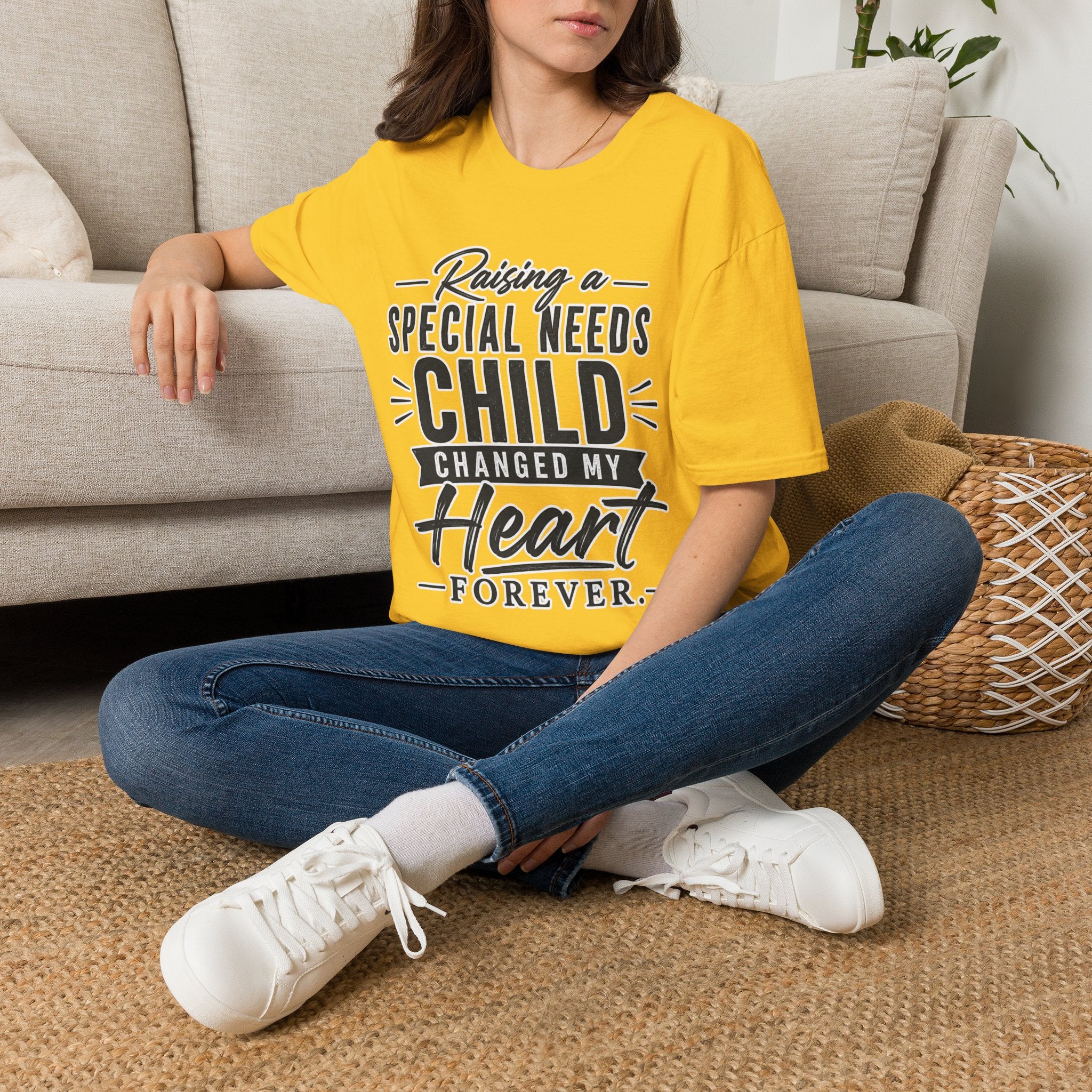 Raising a Special Needs Child T-Shirt — Supportive Special Needs Parent Awareness Tee