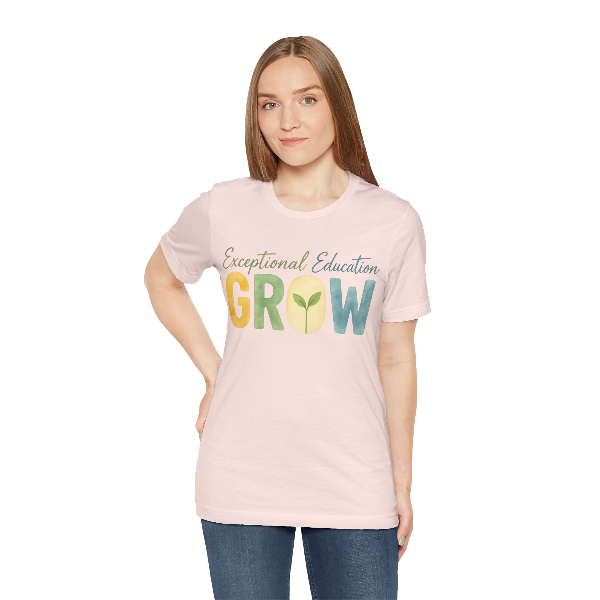Exceptional Education Teacher Shirt GROW Special Education T Shirt SPED Teacher Gift Inclusive Classroom Autism Teacher Tee