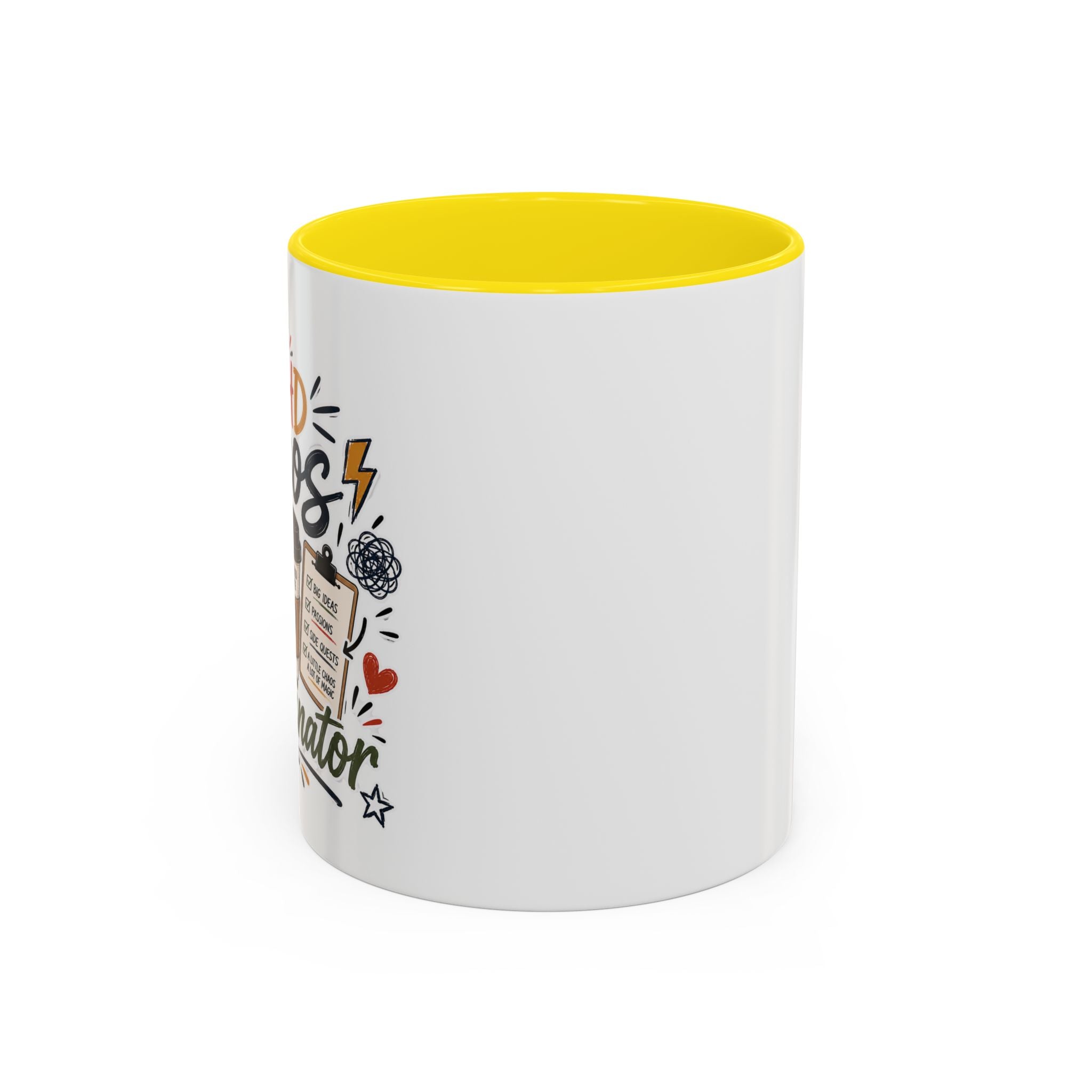ADHD Chaos Coordinator Mug | Funny ADHD Coffee Mug | Mental Health Awareness Cup | Ceramic Coffee Mug for Moms, Teachers & ADHD Lovers