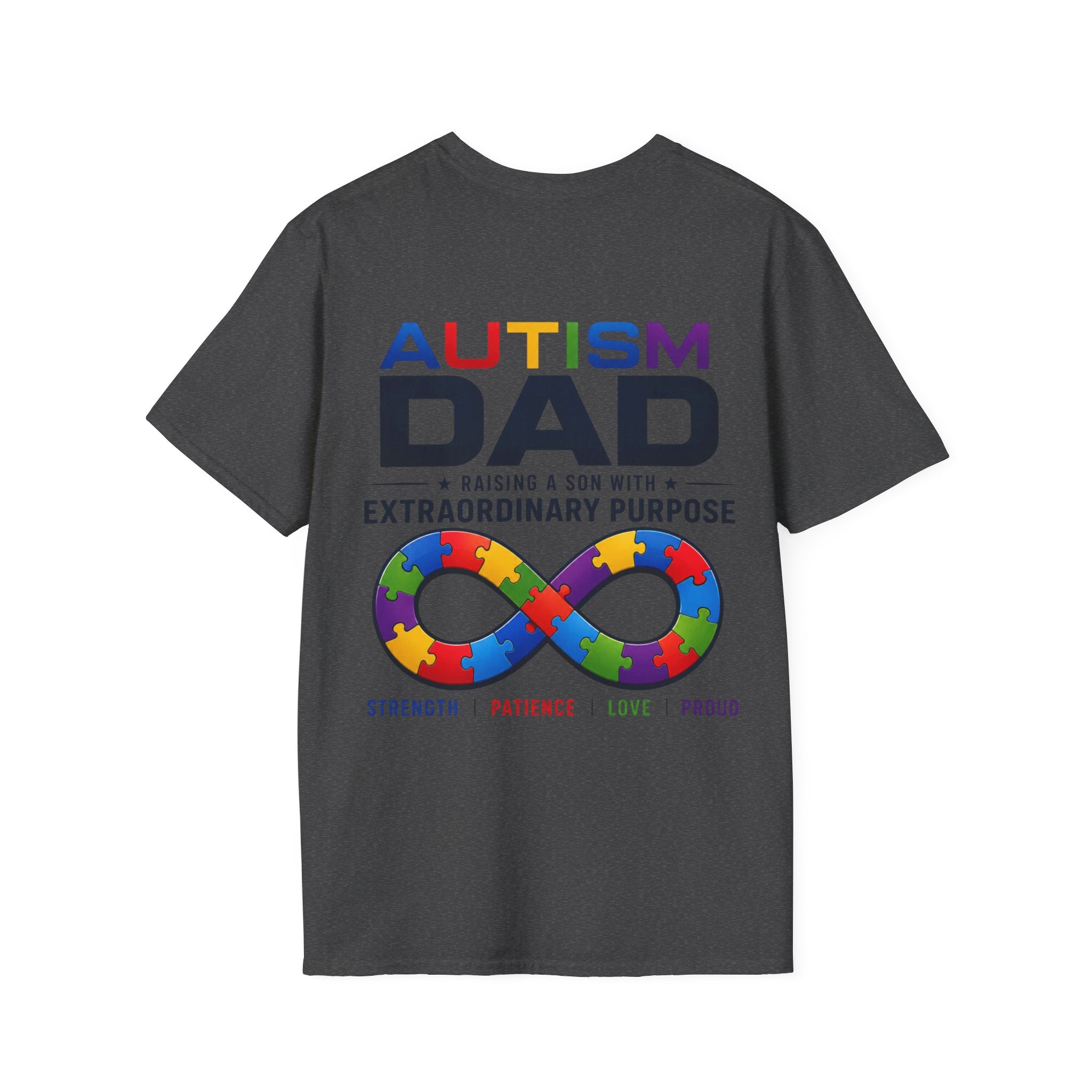 Autism Dad Shirt, Proud Dad Raising an Autistic Son Tee, Autism Acceptance T-Shirt, Special Needs Dad Gift, Autism Parent Shirt, Inclusion Apparel