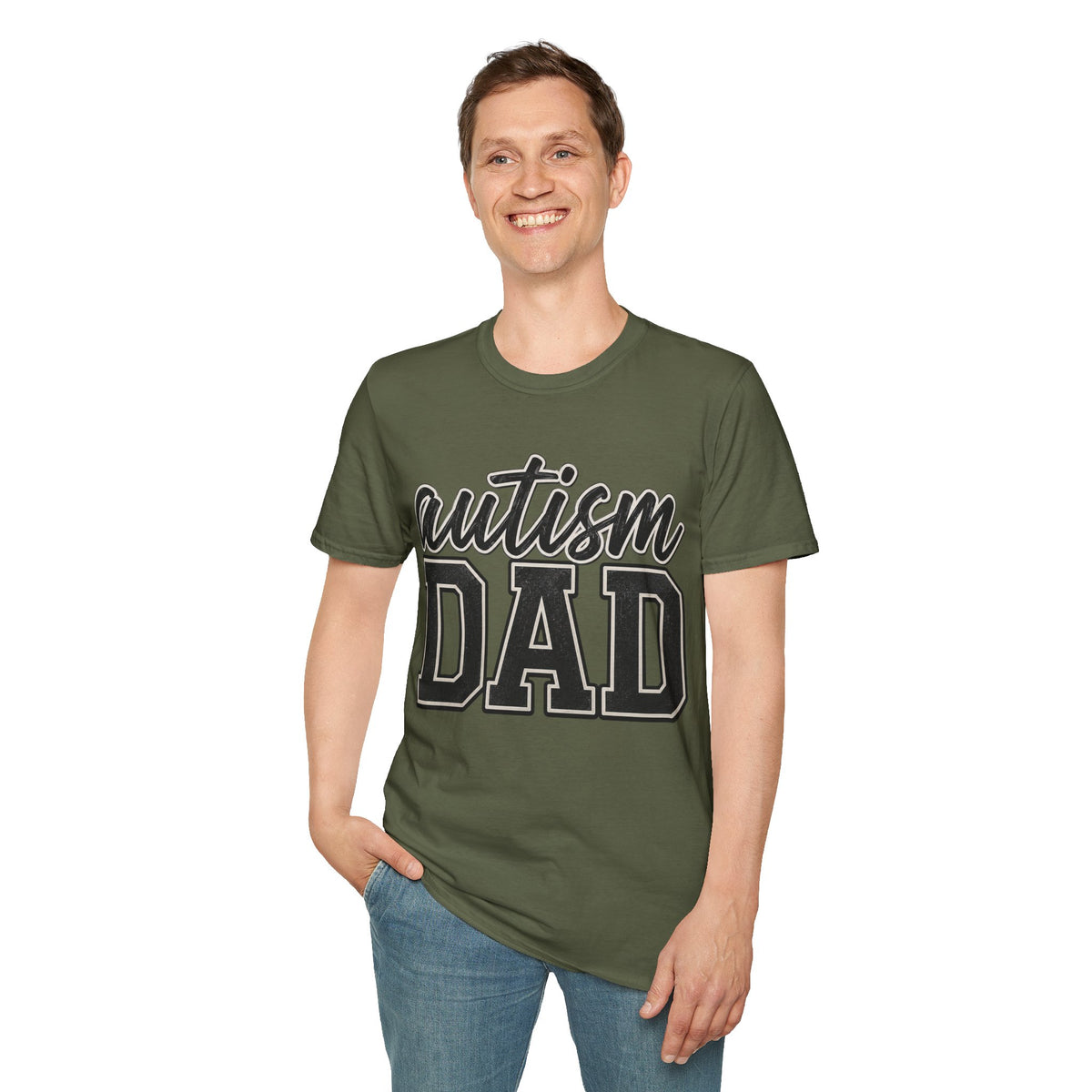 Autism Dad T-Shirt | Awareness Script and Special Needs