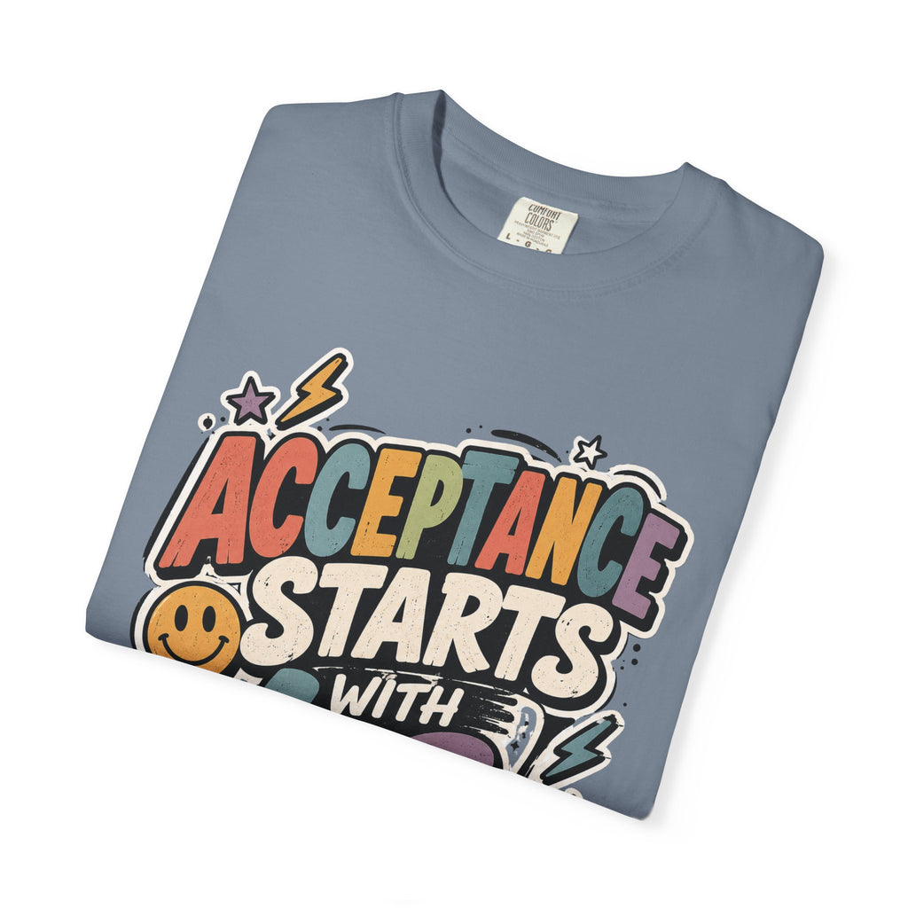 Autism Acceptance Shirt | Puzzle Heart Autism Awareness Shirt, Neurodiversity Inclusion Advocate Gift
