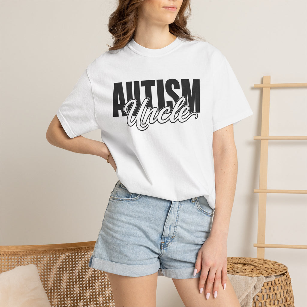 Autism Uncle Shirt Proud Autism Uncle T Shirt Autism Awareness Autism Acceptance Gift Puzzle Heart Special Needs Family Tee