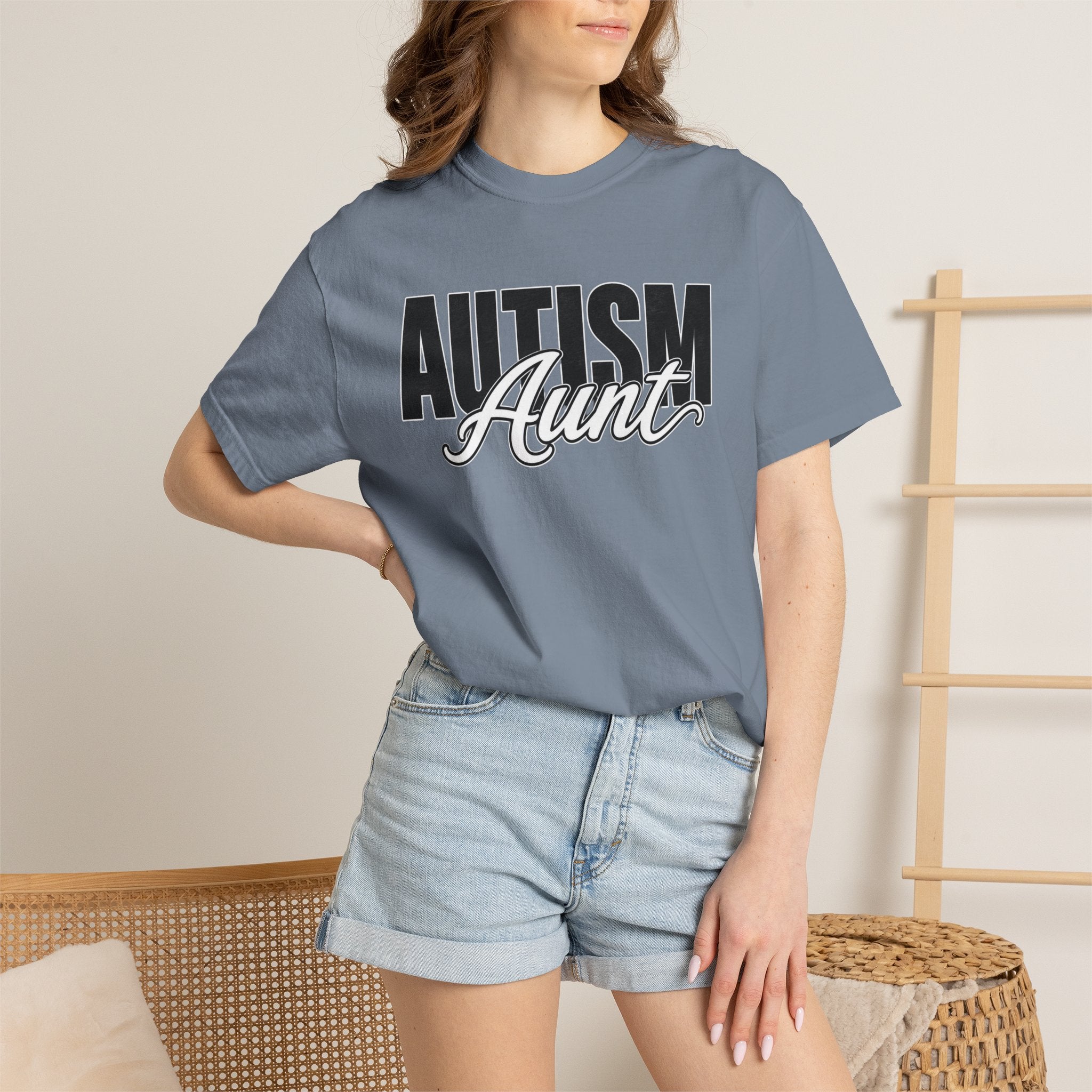 Autism Aunt Shirt Proud Autism Aunt T Shirt Autism Awareness Autism Acceptance Gift Puzzle Heart Special Needs Family Tee