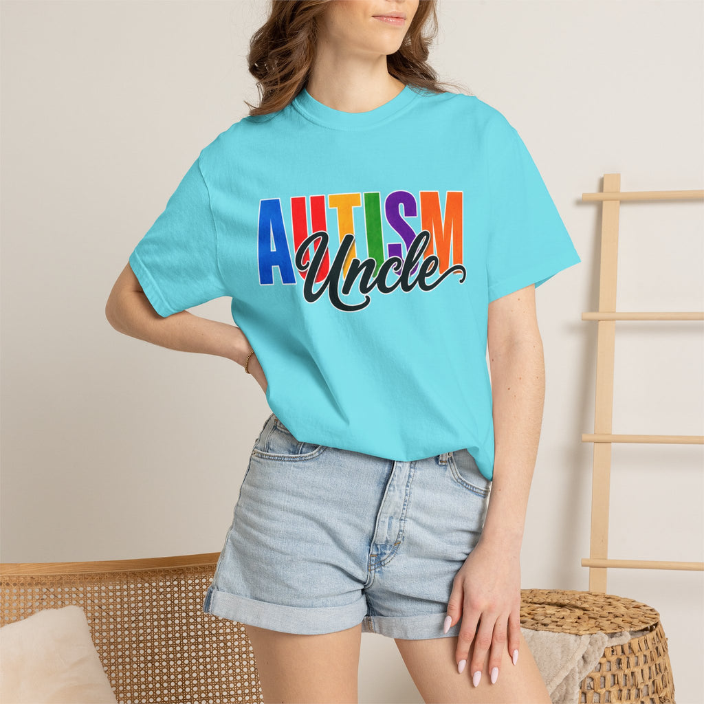 Autism Uncle Shirt Proud Autism Uncle T Shirt Autism Awareness Autism Acceptance Gift Puzzle Heart Special Needs Family Tee