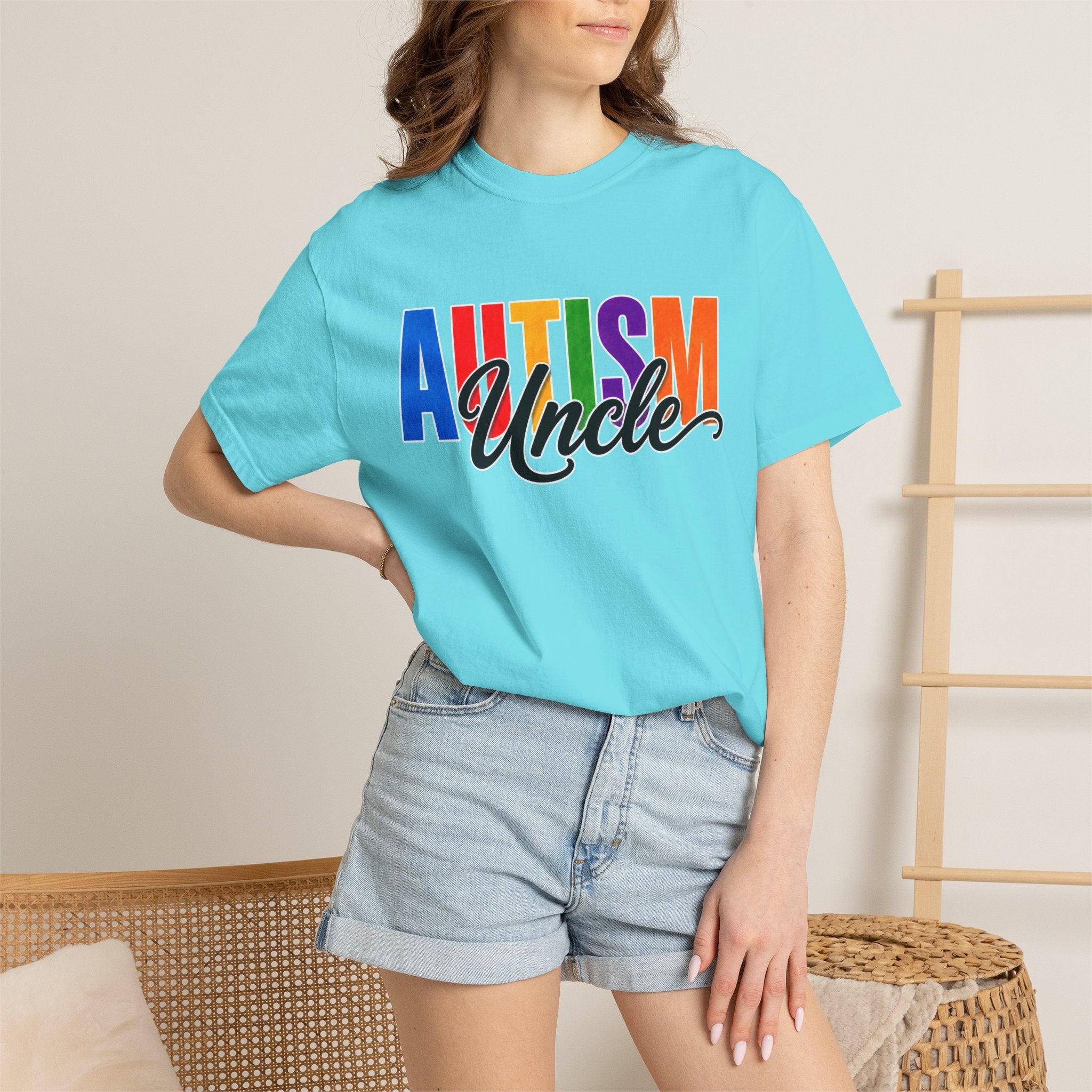 Autism Uncle Shirt Proud Autism Uncle T Shirt Autism Awareness Autism Acceptance Gift Puzzle Heart Special Needs Family Tee