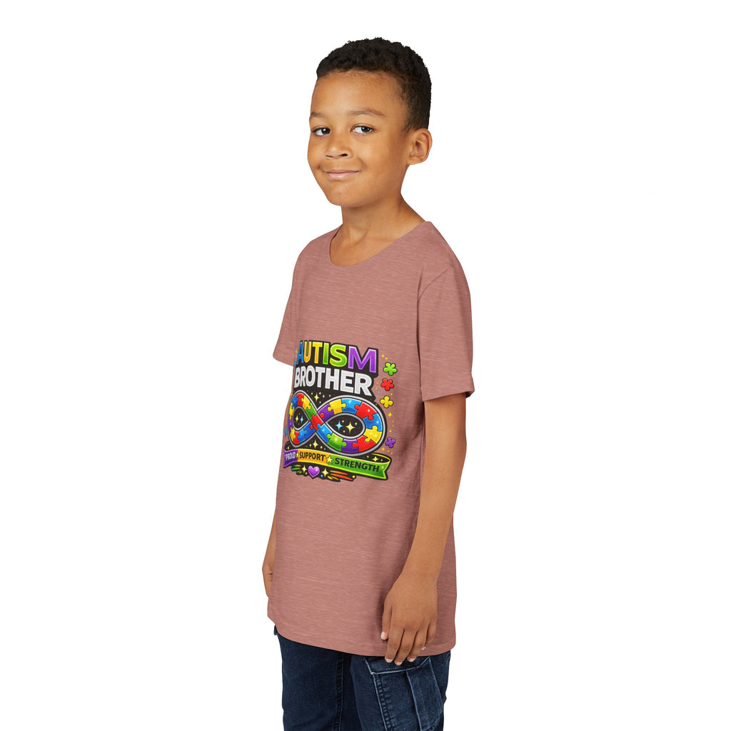 Autism Brother Shirt | Autism Sibling Tee | Infinity Puzzle Shirt | Proud Support Strength | Autism Acceptance Gift for Brother