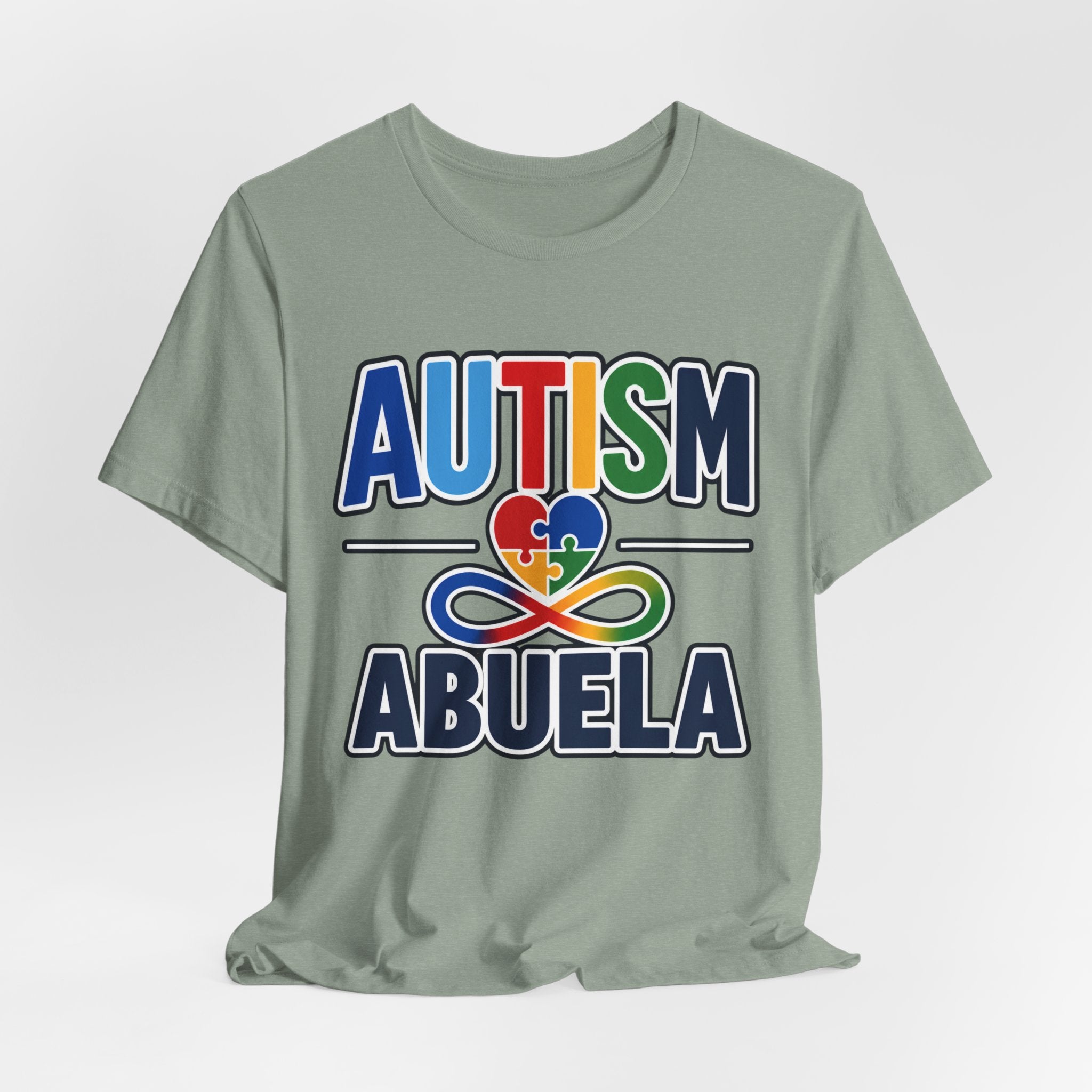 Autism Abuela Shirt Autism Grandma T Shirt Spanish Grandma Gift Puzzle Heart Autism Awareness Autism Acceptance Special Needs Family