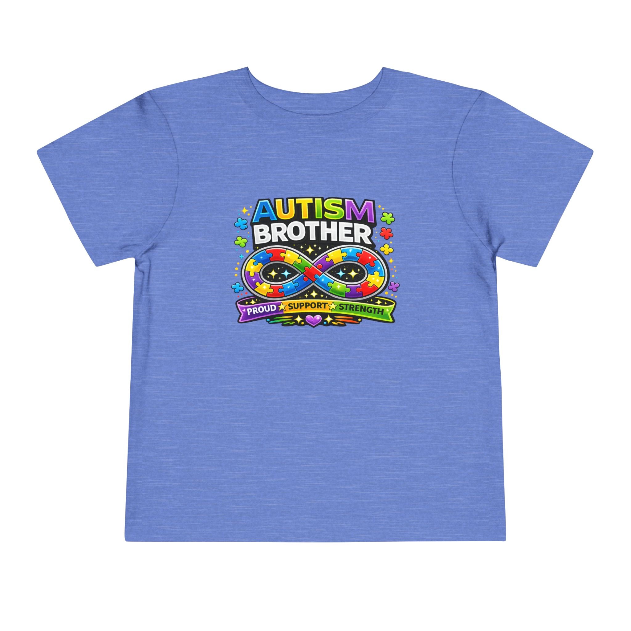 Autism Brother Toddler Tee | Puzzle Ribbon Support