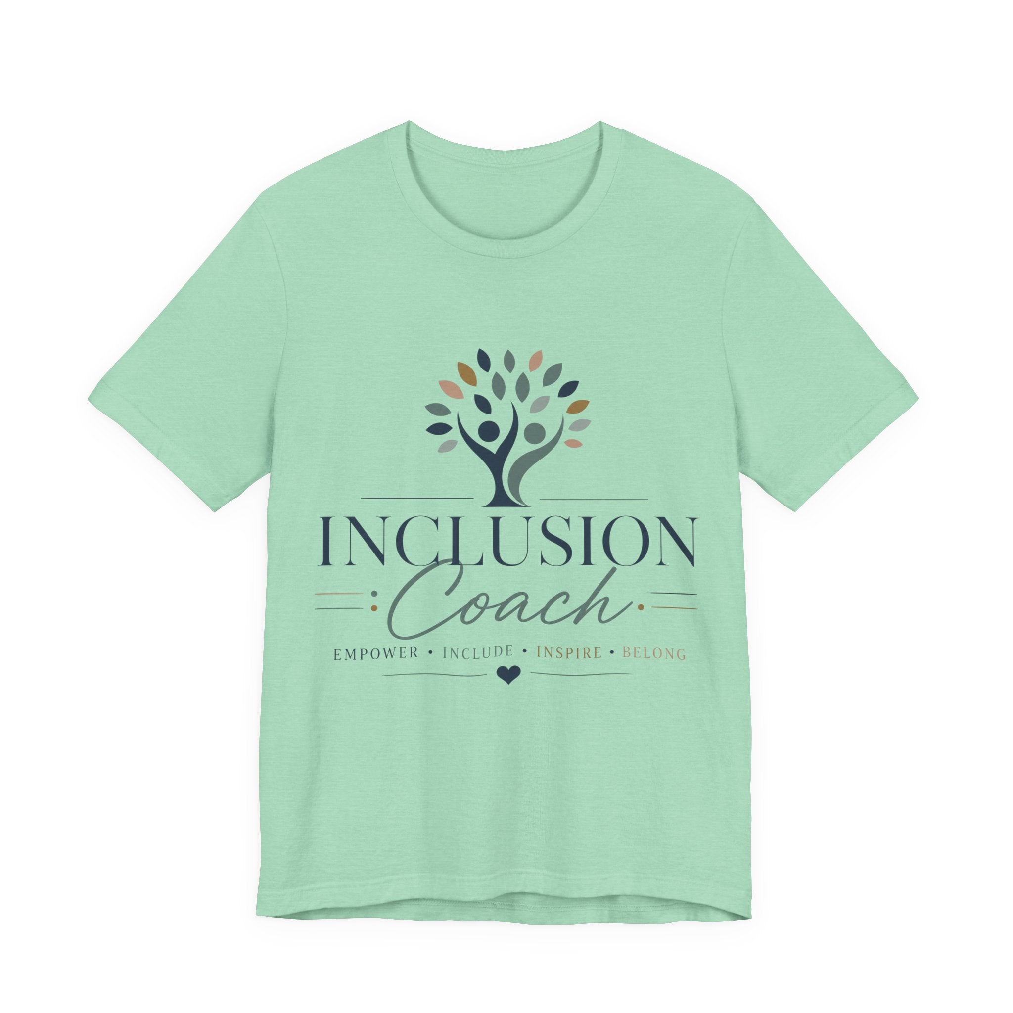 Inclusion Coach T-Shirt | Tree Logo, Empower Inclusivity, Diversity
