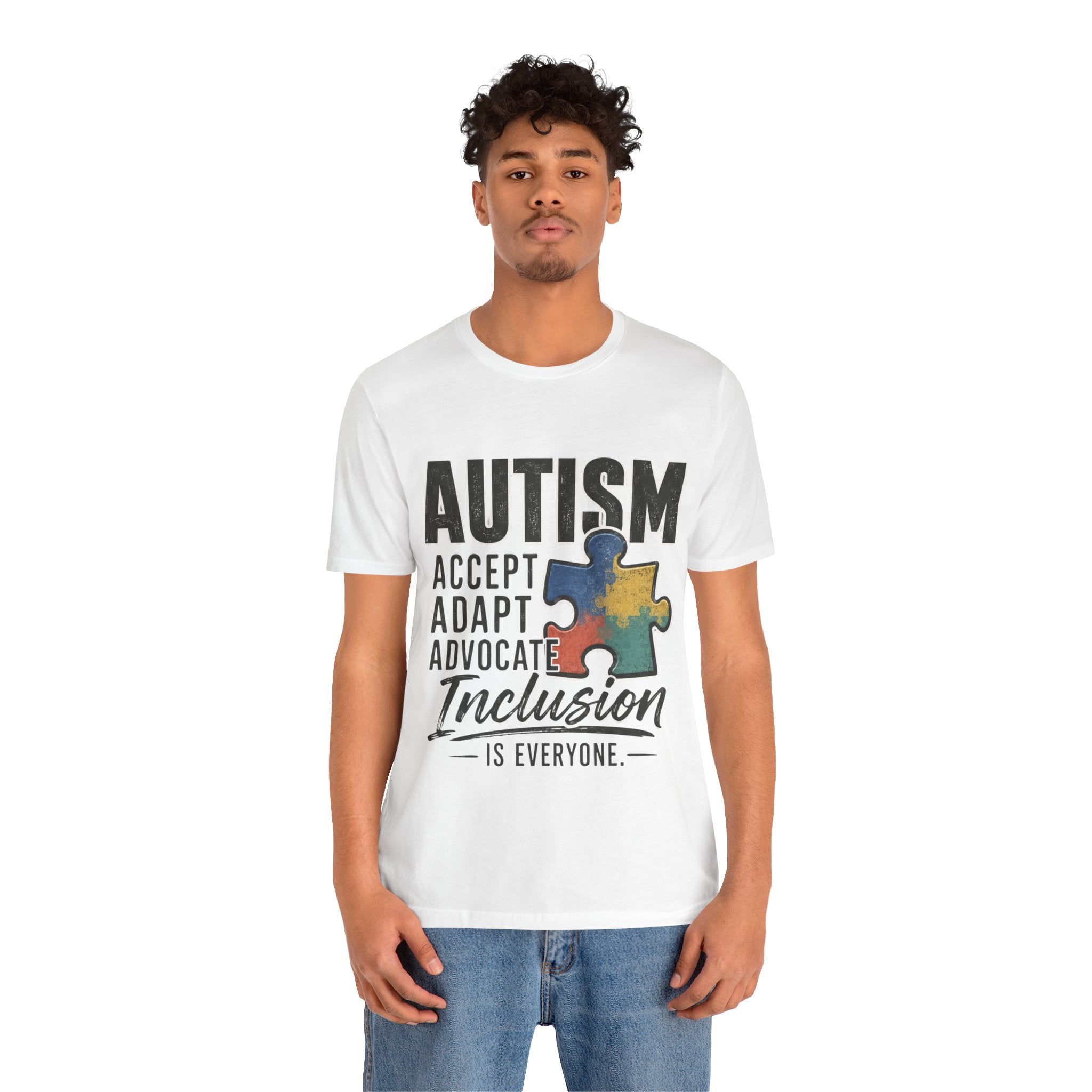 Autism Acceptance Shirt Inclusion Advocate T Shirt Puzzle Piece Tee Neurodiversity Awareness Special Needs Support Unisex Gift