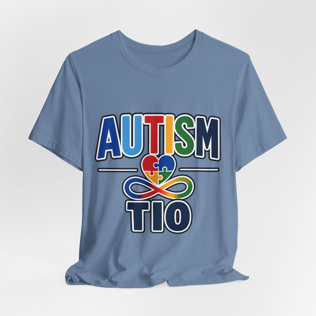 Autism Tio Shirt | Proud Autism Uncle T-Shirt | Spanish Tío Puzzle Heart Infinity Design | Autism Awareness & Acceptance Gift