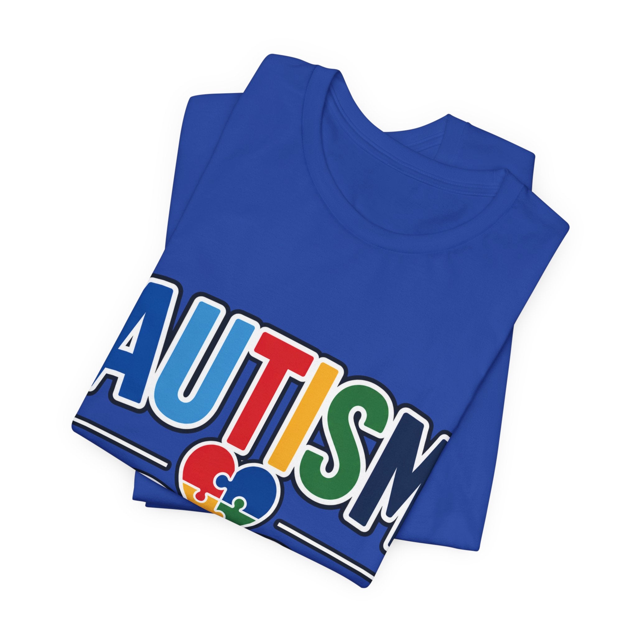 Autism Dad Shirt | Proud Autism Father T-Shirt | Colorful Puzzle Heart Infinity Design | Autism Awareness Gift for Dad | Autism Acceptance Tee