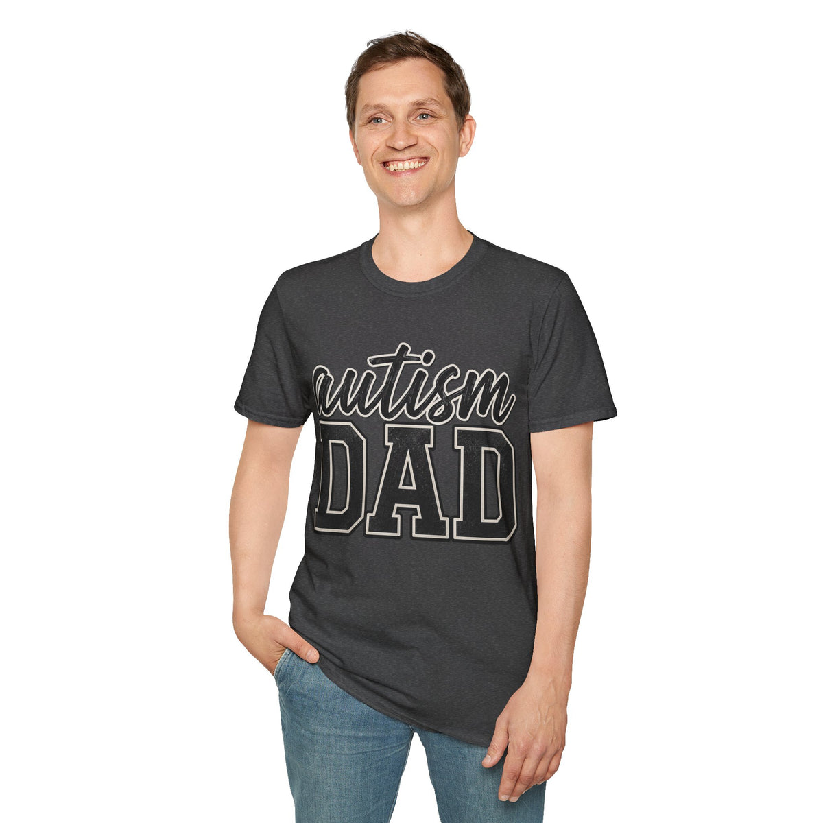 Autism Dad T-Shirt | Awareness Script and Special Needs