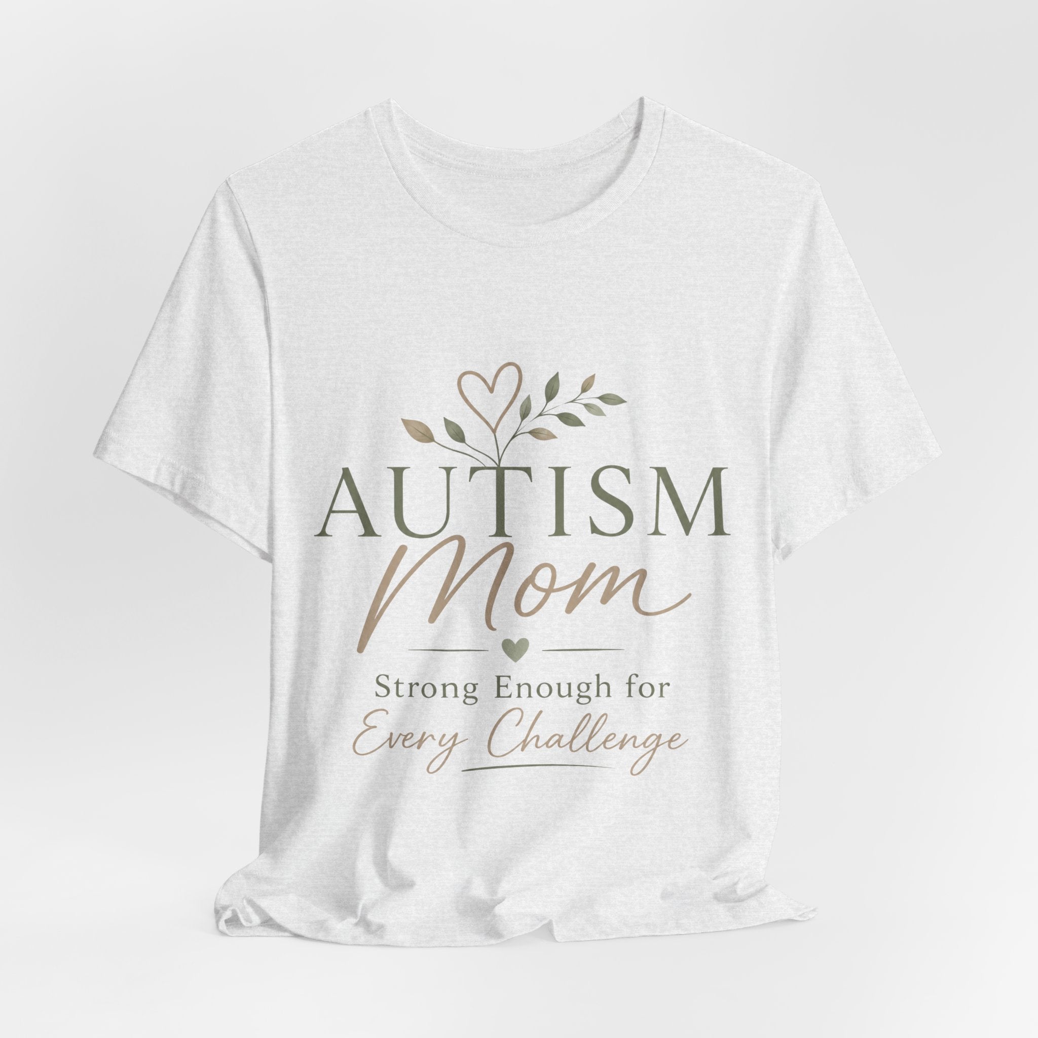 Autism Mom Shirt | Strong Enough for Every Challenge | Autism Acceptance Tee | Special Needs Mom Gift | Neurodiversity Shirt