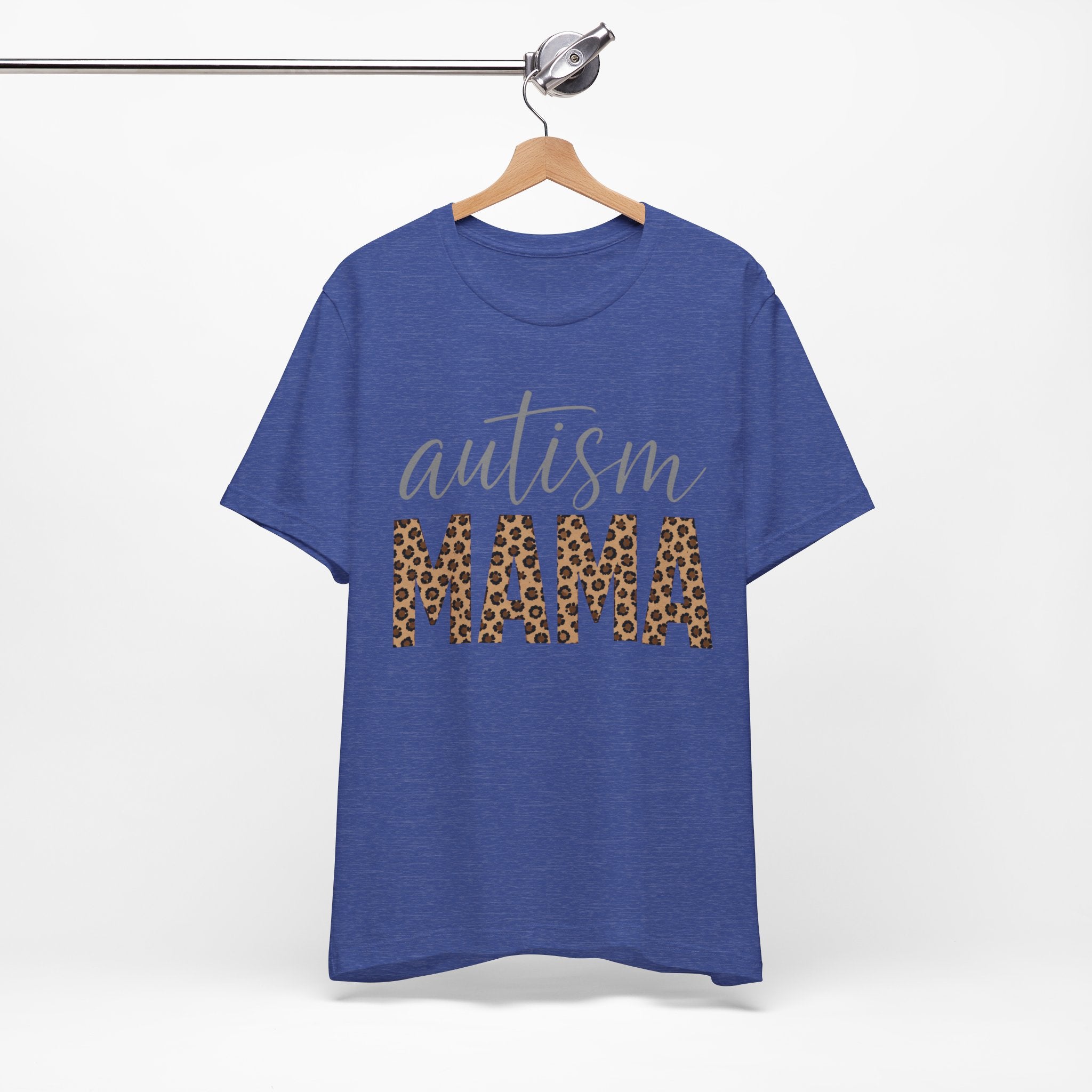 Autism Mama Leopard Print T-Shirt