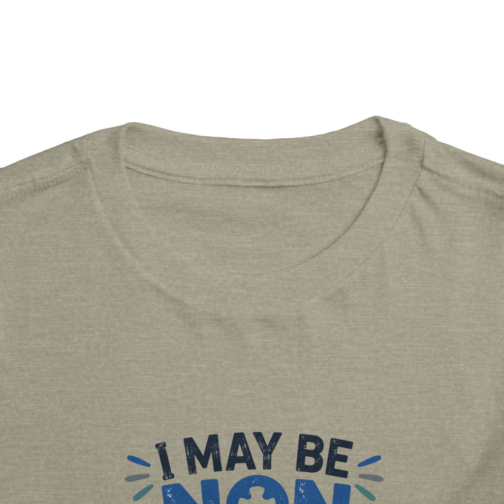 I May Be Nonverbal But My Mom's Not toddler tee | Autism Awareness shirt