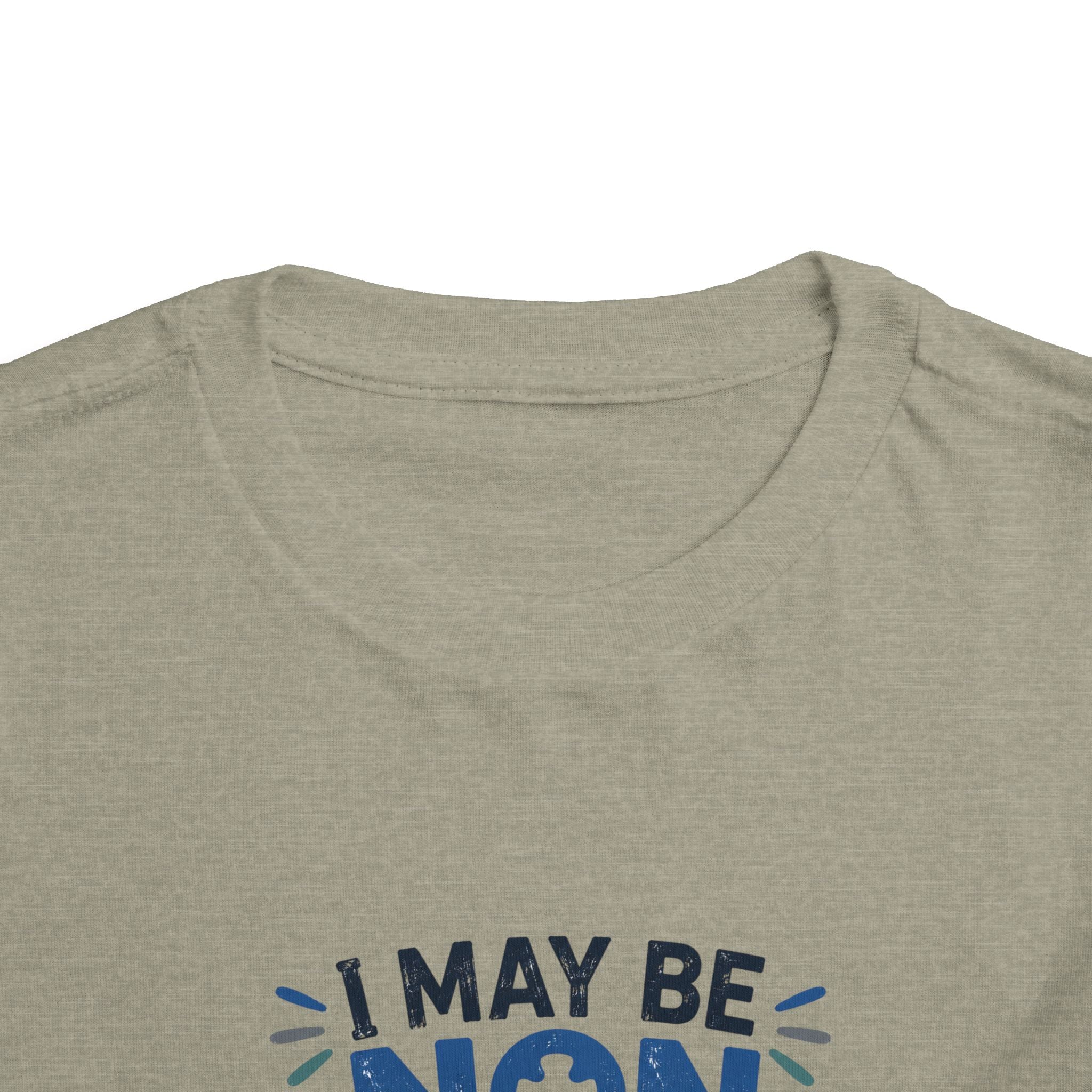 I May Be Nonverbal But My Mom's Not toddler tee | Autism Awareness shirt