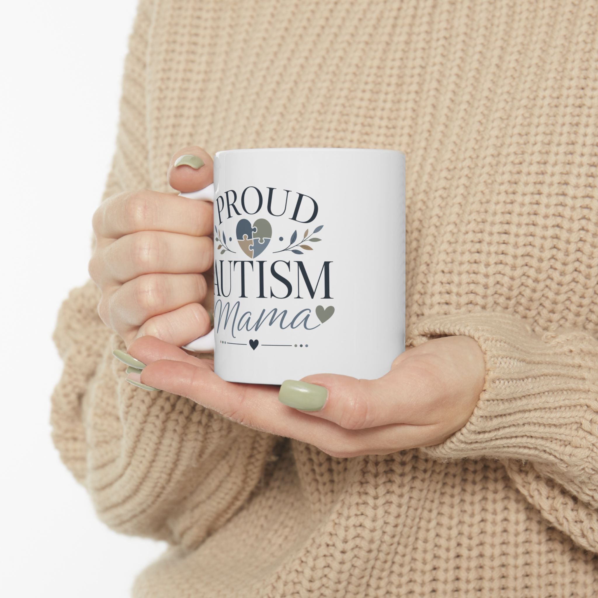 Autumn Mama Ceramic Mug – Proud Autumn Mom Coffee Cup (11oz, 15oz)