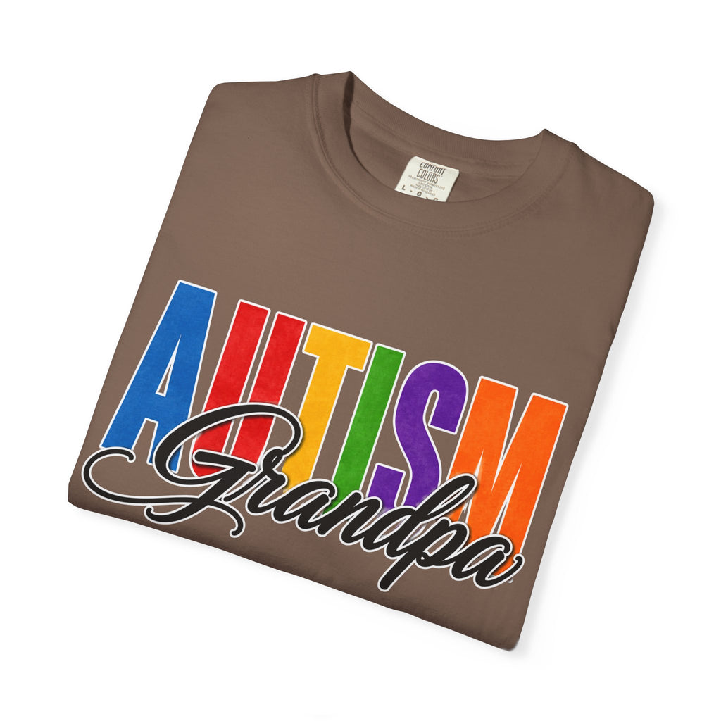 Autism Grandpa Shirt Proud Autism Grandpa T Shirt Autism Awareness Autism Acceptance Gift Puzzle Heart Special Needs Grandpa Tee