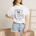 Autism Mama T-Shirt, Proud Autism Mom Shirt with Puzzle Heart Design, Autism Awareness & Acceptance Gift