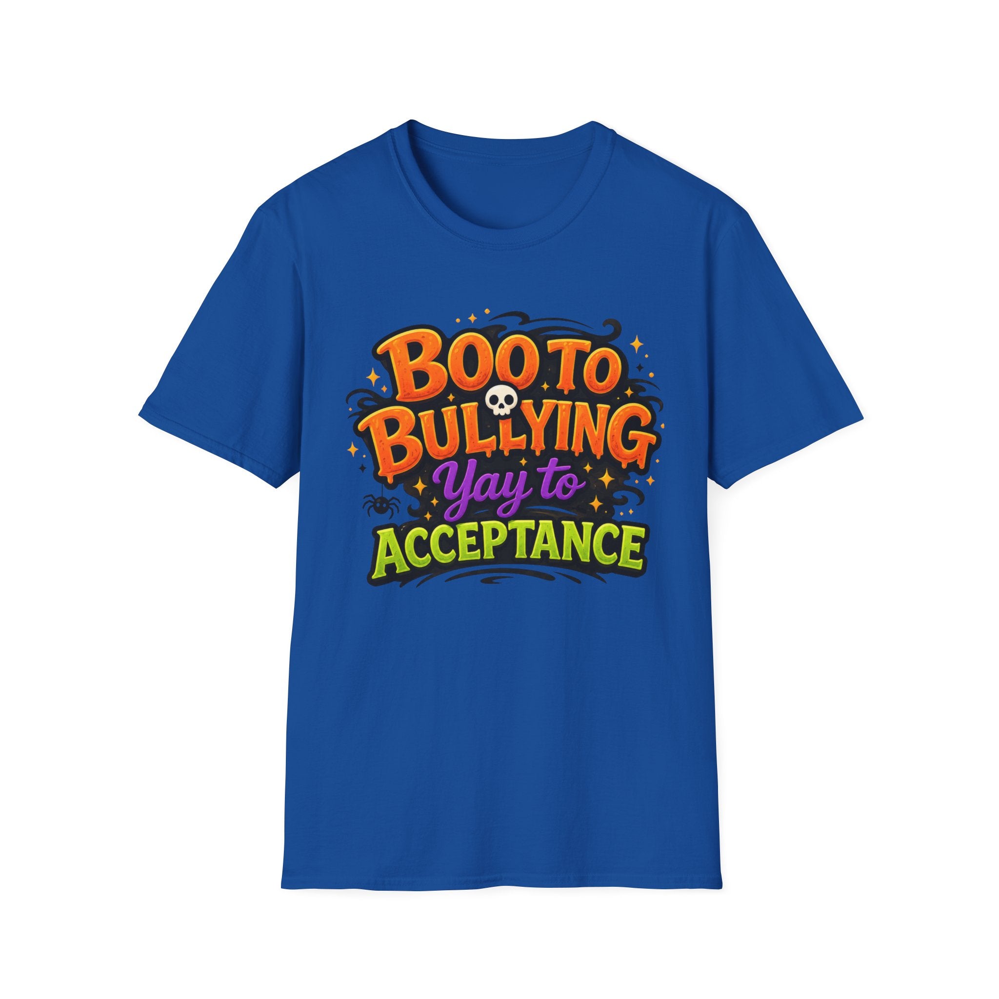 Boo to Bullying Halloween anti-bullying T-Shirt | Acceptance message