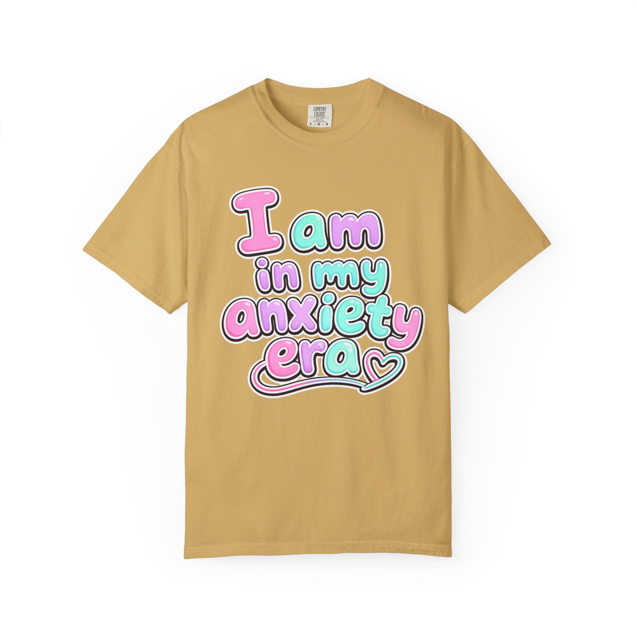 I Am In My Anxiety Era Shirt Anxiety Awareness T Shirt Mental Health Tee Cute Pastel Graphic Shirt Self Care Gift Unisex Apparel