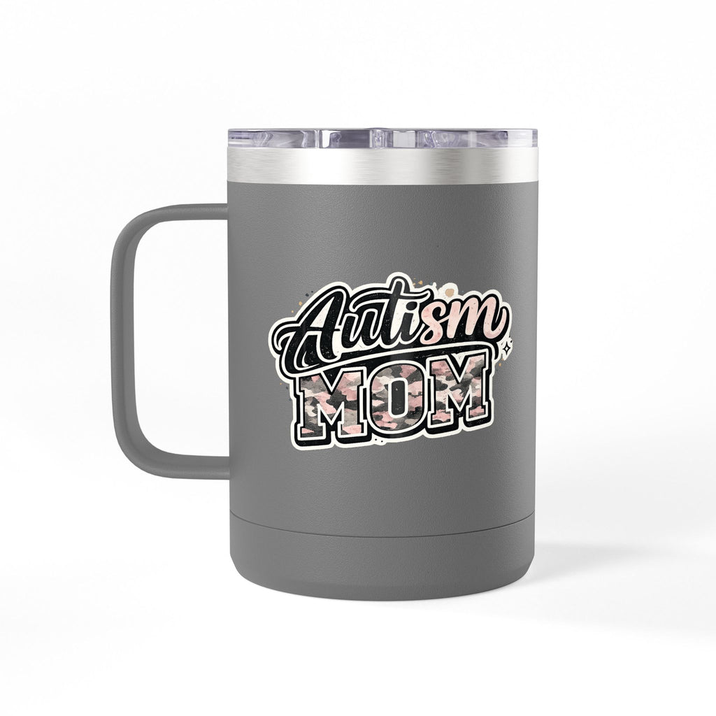 Autism Mom Brain Coffee Mug, 15oz Tumbler |Autism Mom