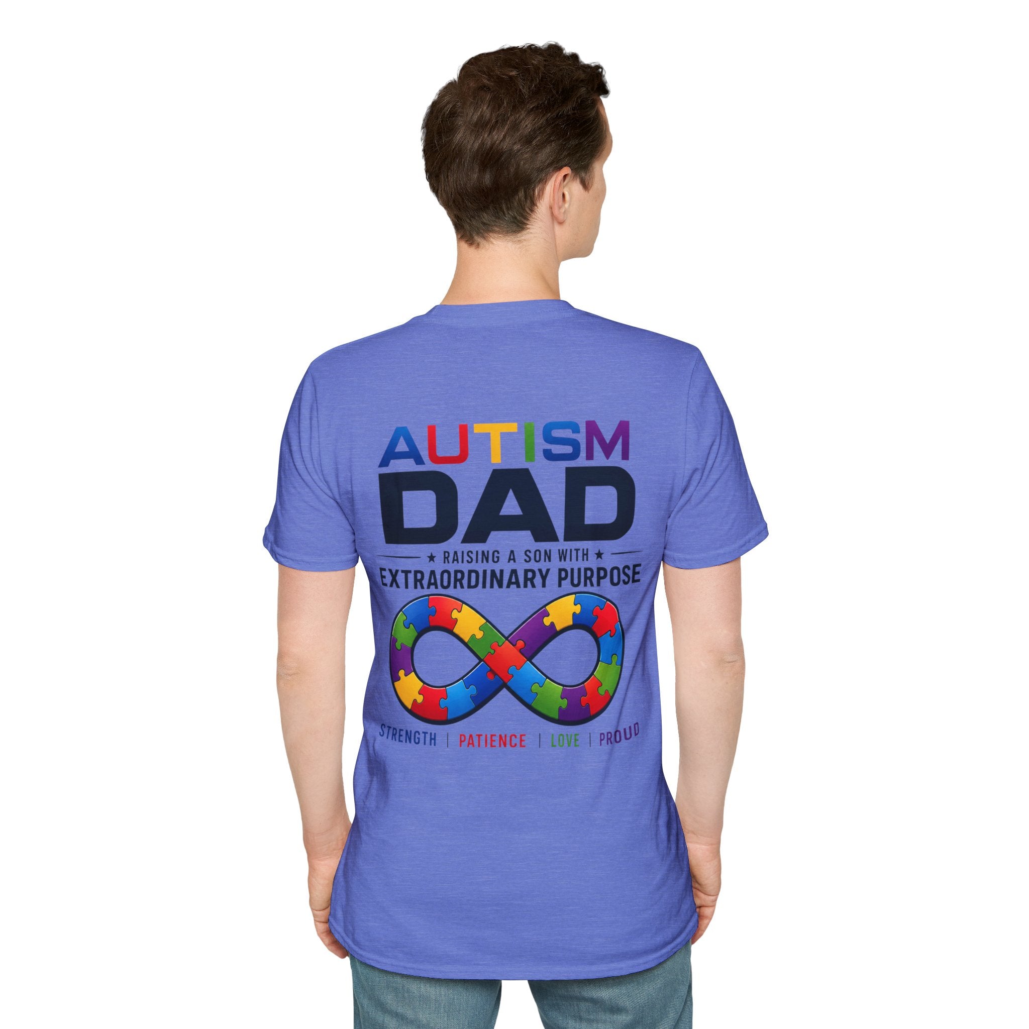 Autism Dad Shirt, Proud Dad Raising an Autistic Son Tee, Autism Acceptance T-Shirt, Special Needs Dad Gift, Autism Parent Shirt, Inclusion Apparel