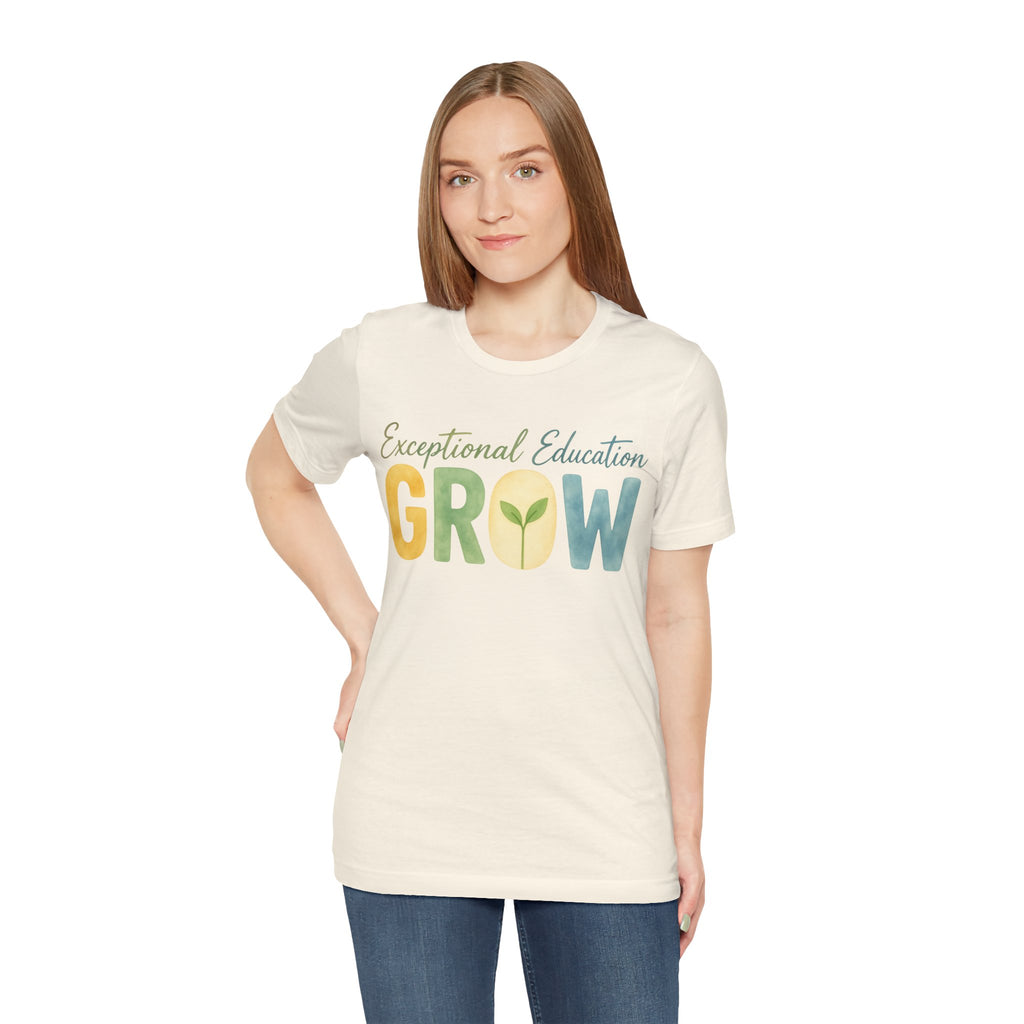 Exceptional Education Teacher Shirt GROW Special Education T Shirt SPED Teacher Gift Inclusive Classroom Autism Teacher Tee