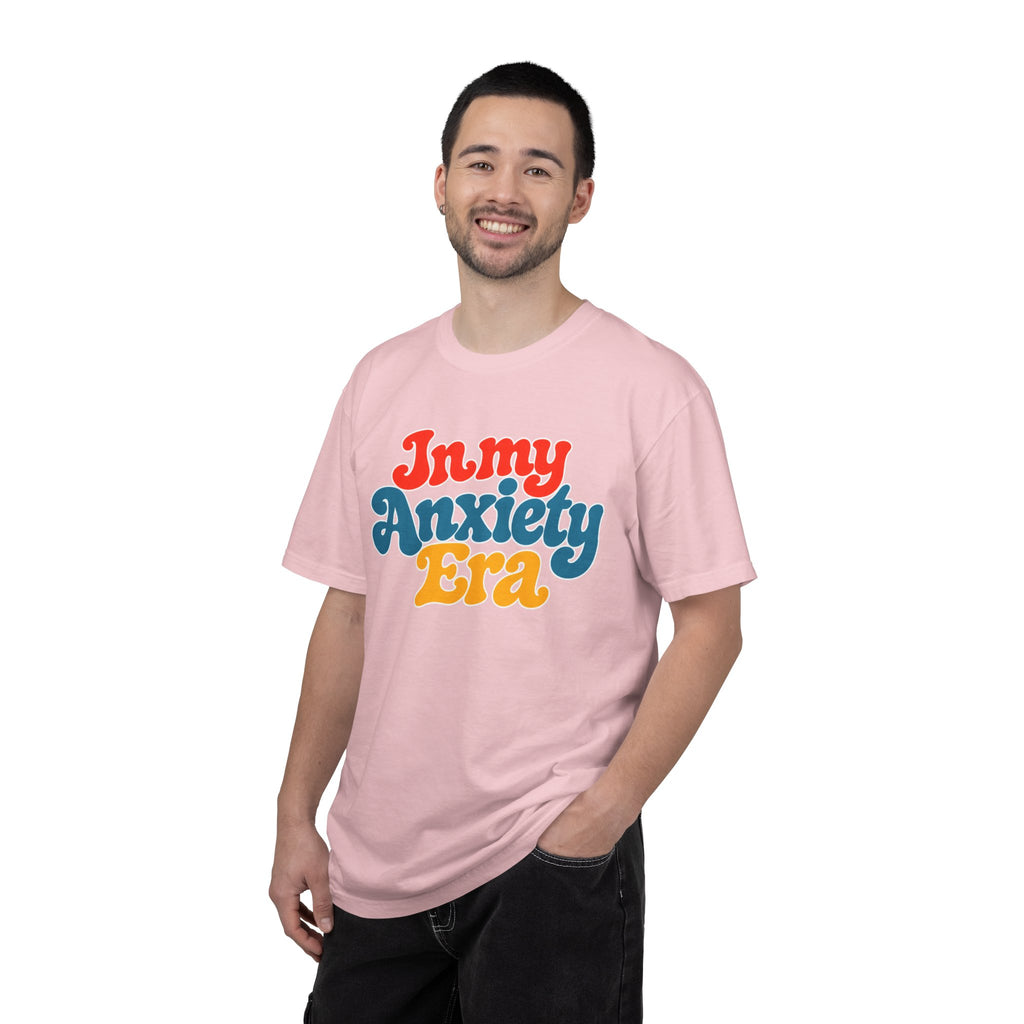 I Am In My Anxiety Era Shirt Anxiety Awareness T Shirt Mental Health Tee Cute Pastel Graphic Shirt Self Care Gift Unisex Apparel