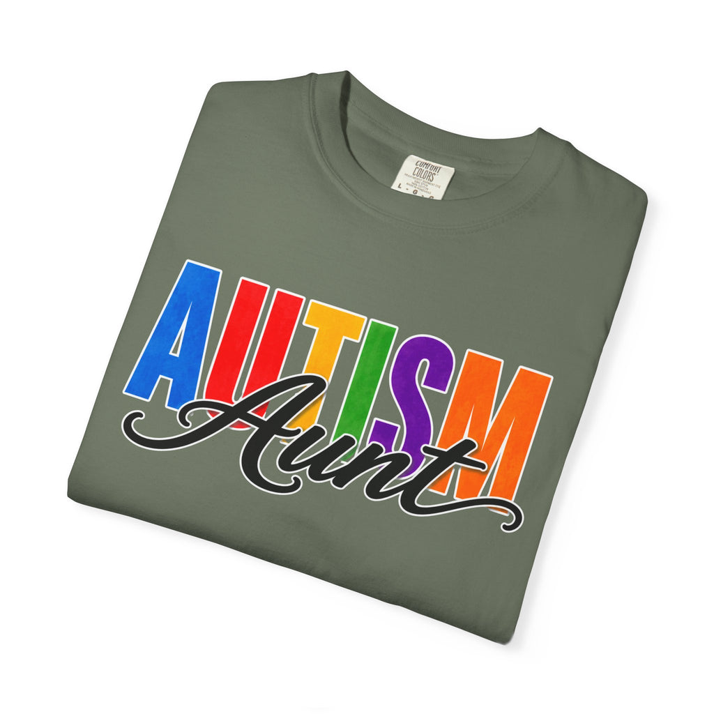 Autism Aunt Shirt Proud Autism Aunt T Shirt Autism Awareness Autism Acceptance Gift Puzzle Heart Special Needs Family Tee