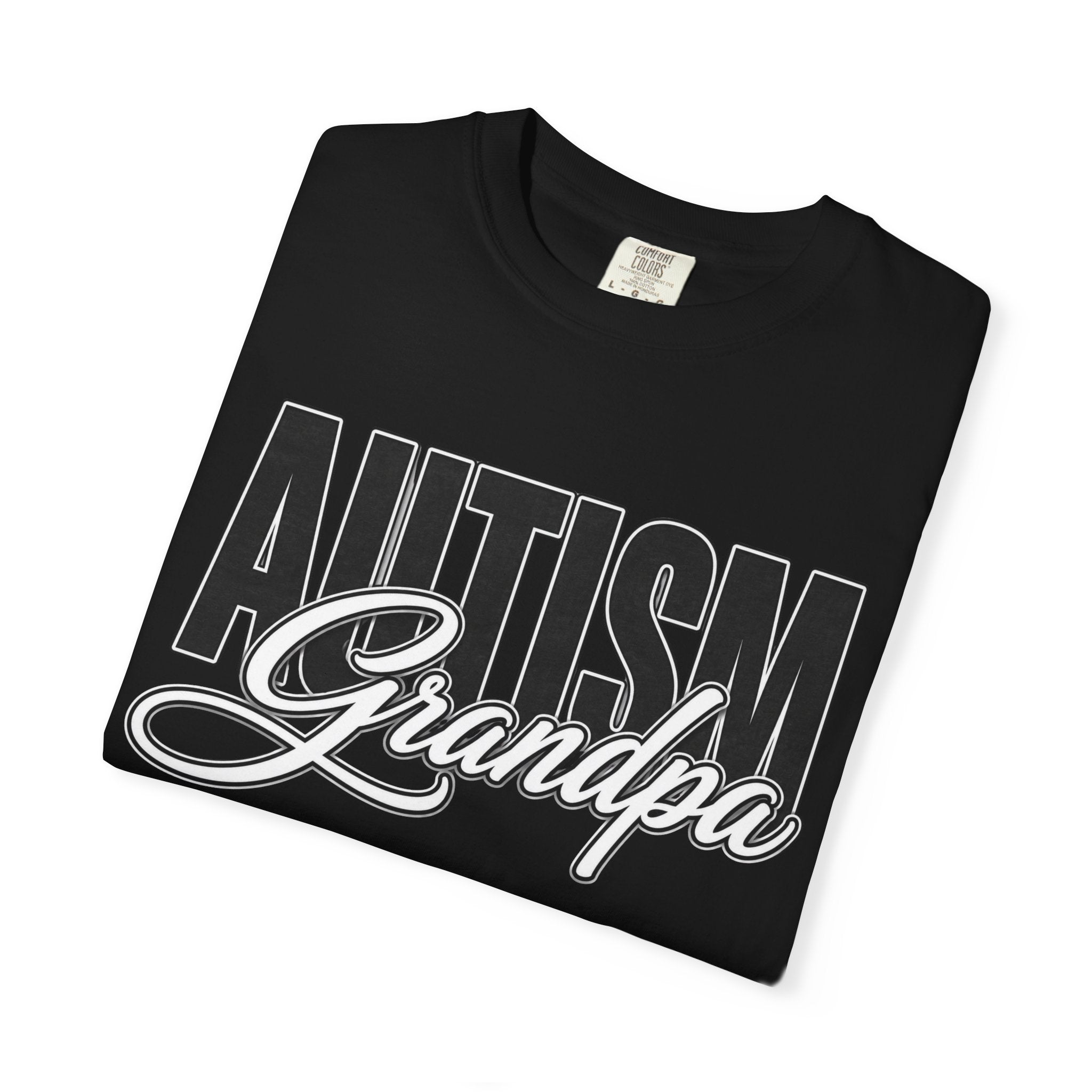 Autism Grandpa Shirt Proud Autism Grandpa T Shirt Autism Awareness Autism Acceptance Gift Puzzle Heart Special Needs Grandpa Tee