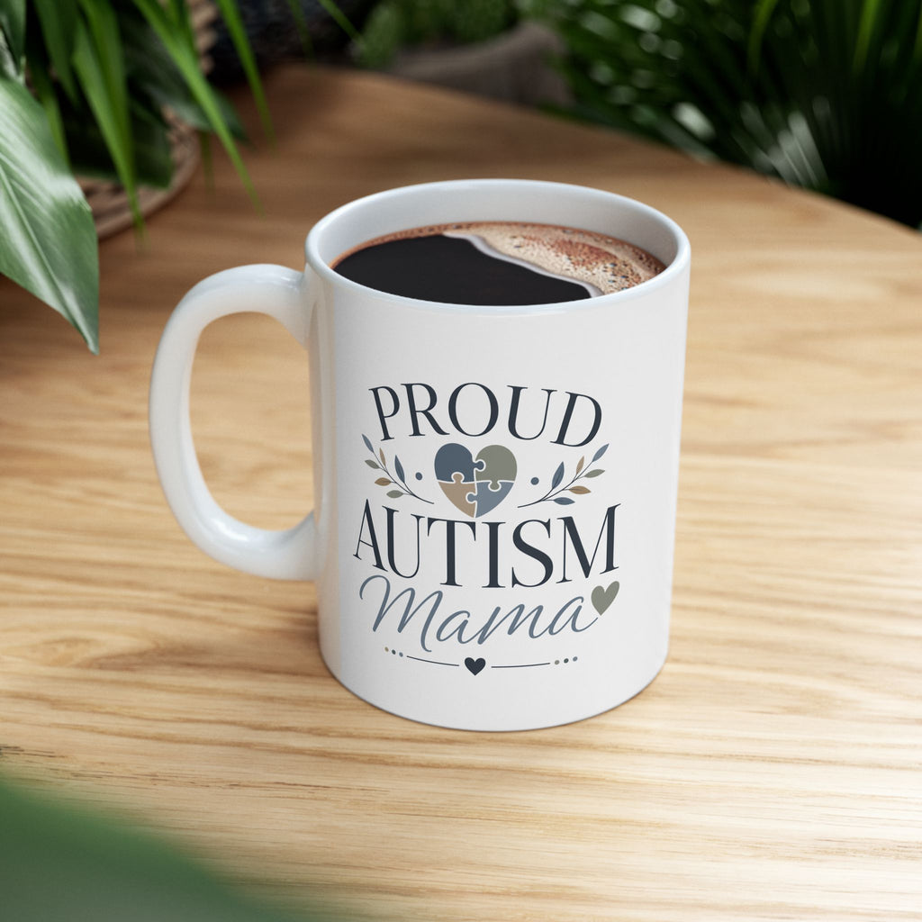 Autumn Mama Ceramic Mug – Proud Autumn Mom Coffee Cup (11oz, 15oz)